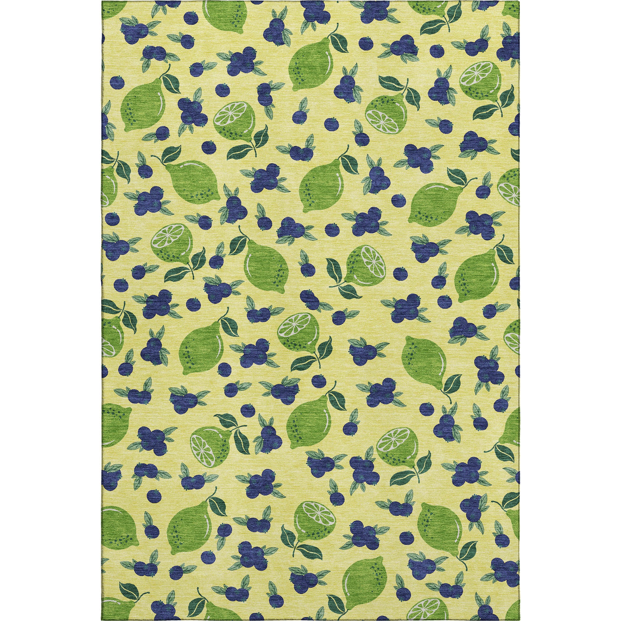 Lucerne Machine Washable Transitional Yellow Gold Rug 3' x 5' #shape_Rectangle