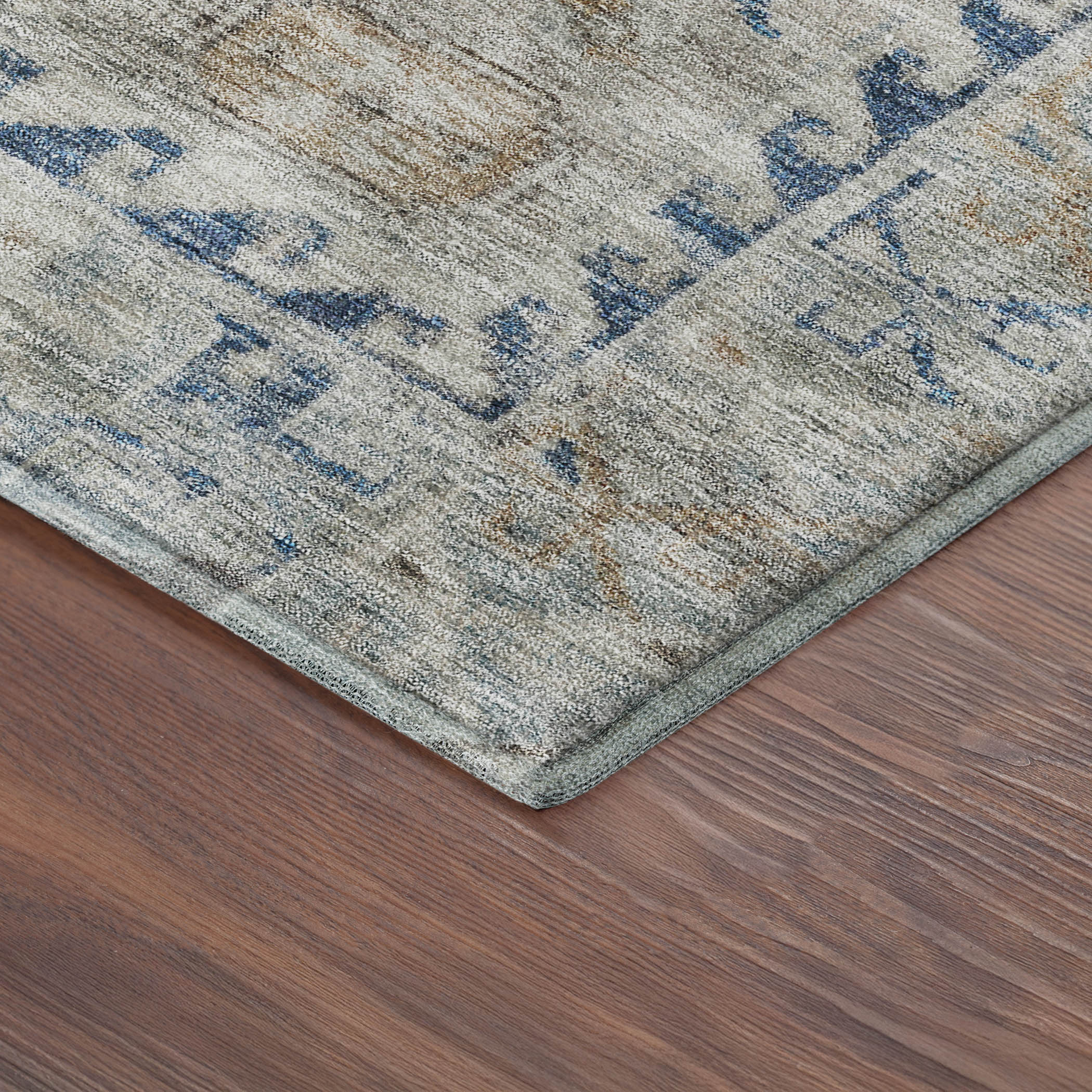 Sarajevo Machine Washable Traditional Linen Ivory Rug 1'8" x 2'6" #shape_Rectangle