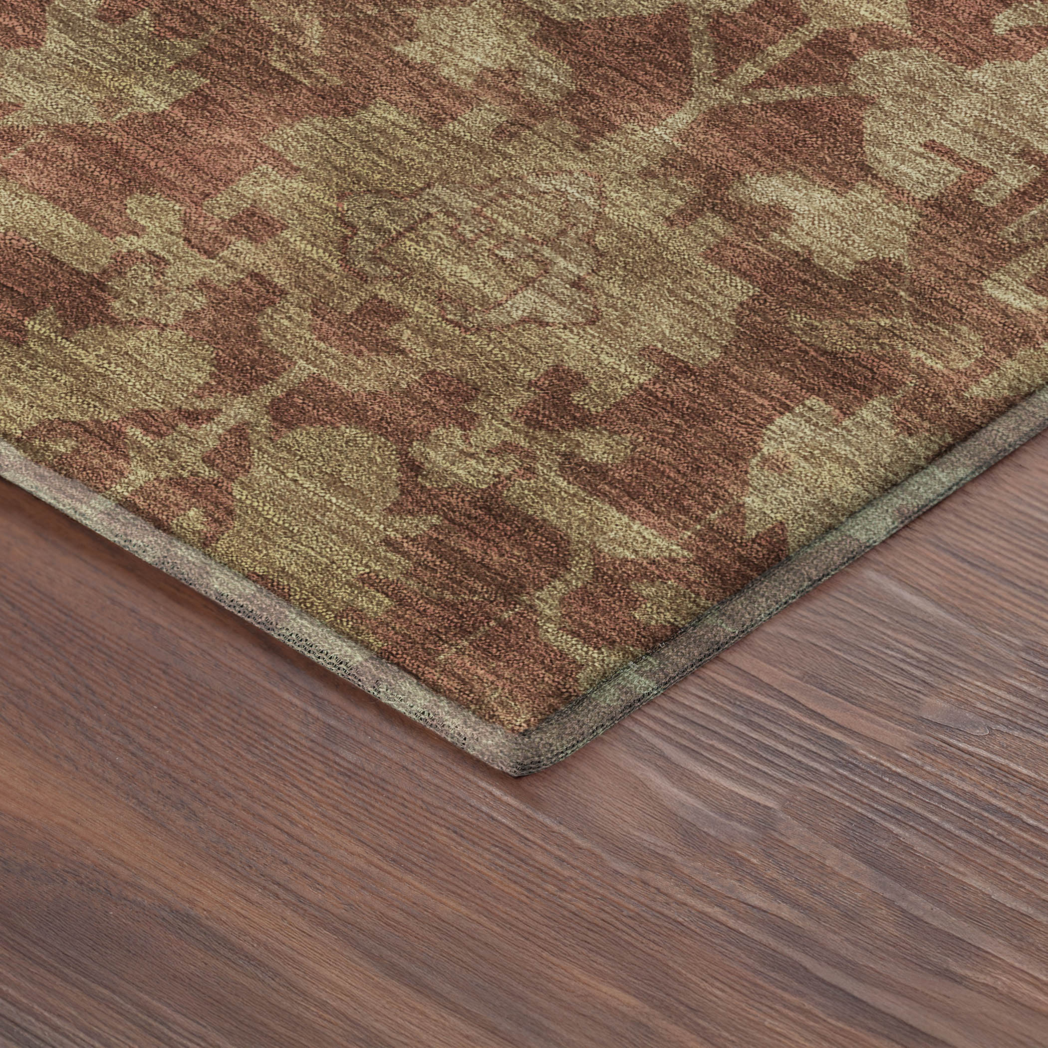 Sarajevo Machine Washable Traditional Paprika Orange Rug 1'8" x 2'6" #shape_Rectangle