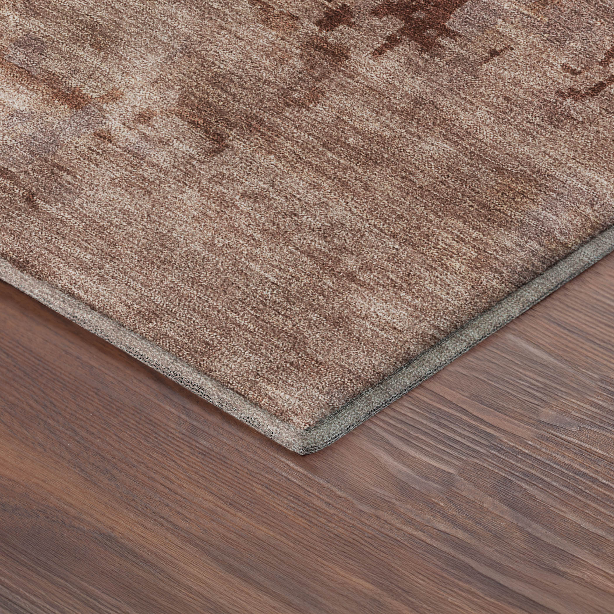 Cairo Machine Washable Transitional Copper Orange Rug 1'8" x 2'6" #shape_Rectangle