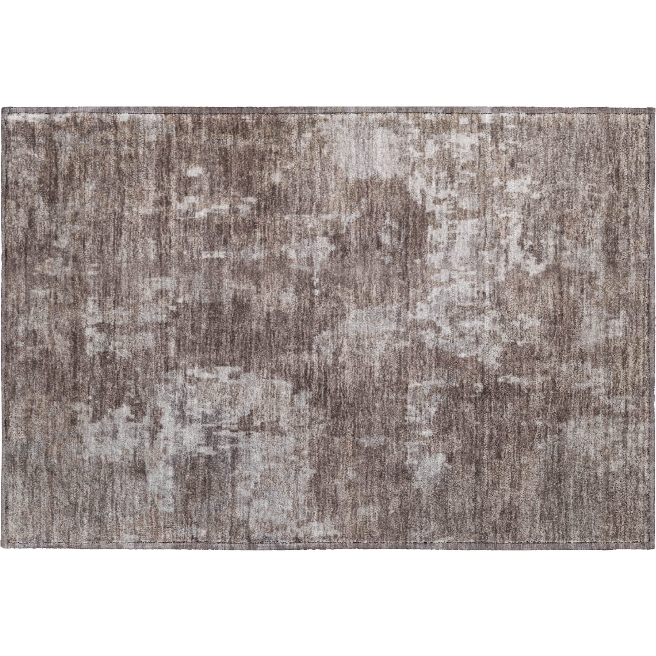 Kotor Machine Washable Transitional Brown Rug 1'8" x 2'6" #shape_Rectangle