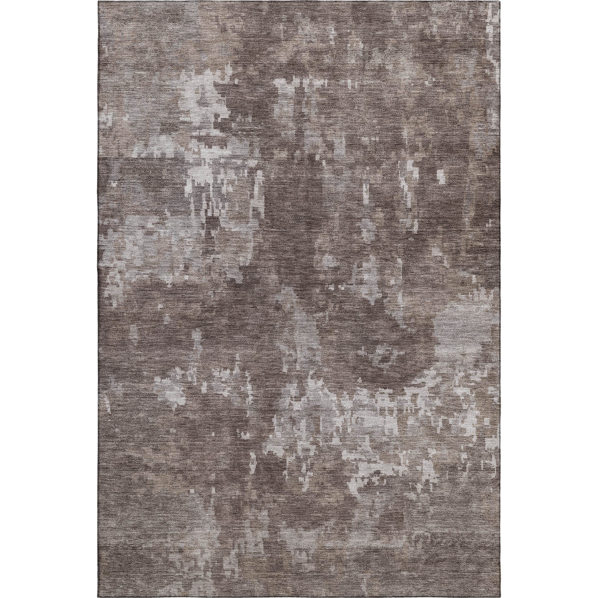 Kotor Machine Washable Transitional Brown Rug 3' x 5' #shape_Rectangle