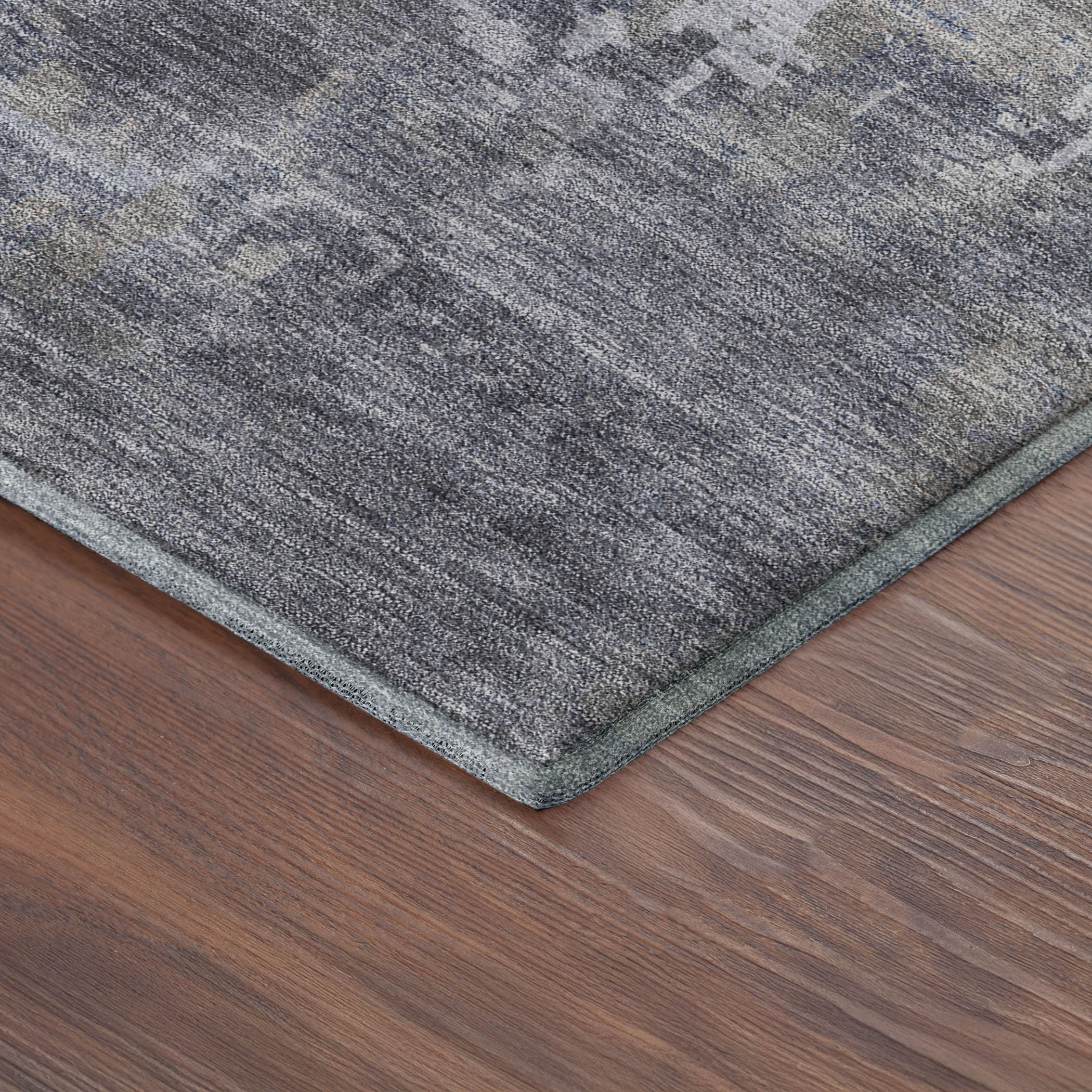 Kotor Machine Washable Transitional Plum Purple Rug 1'8" x 2'6" #shape_Rectangle