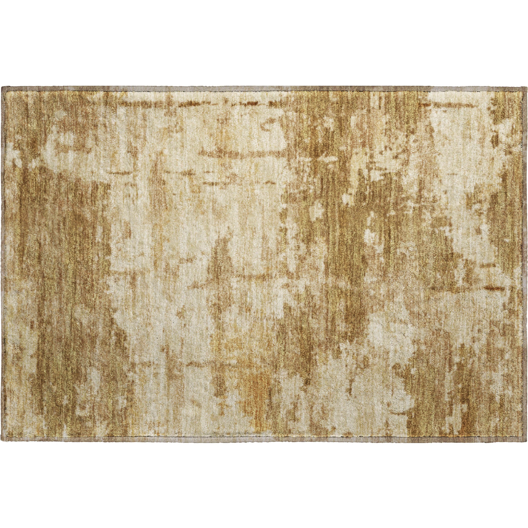 Kyoto Machine Washable Transitional Brown Rug 1'8" x 2'6" #shape_Rectangle