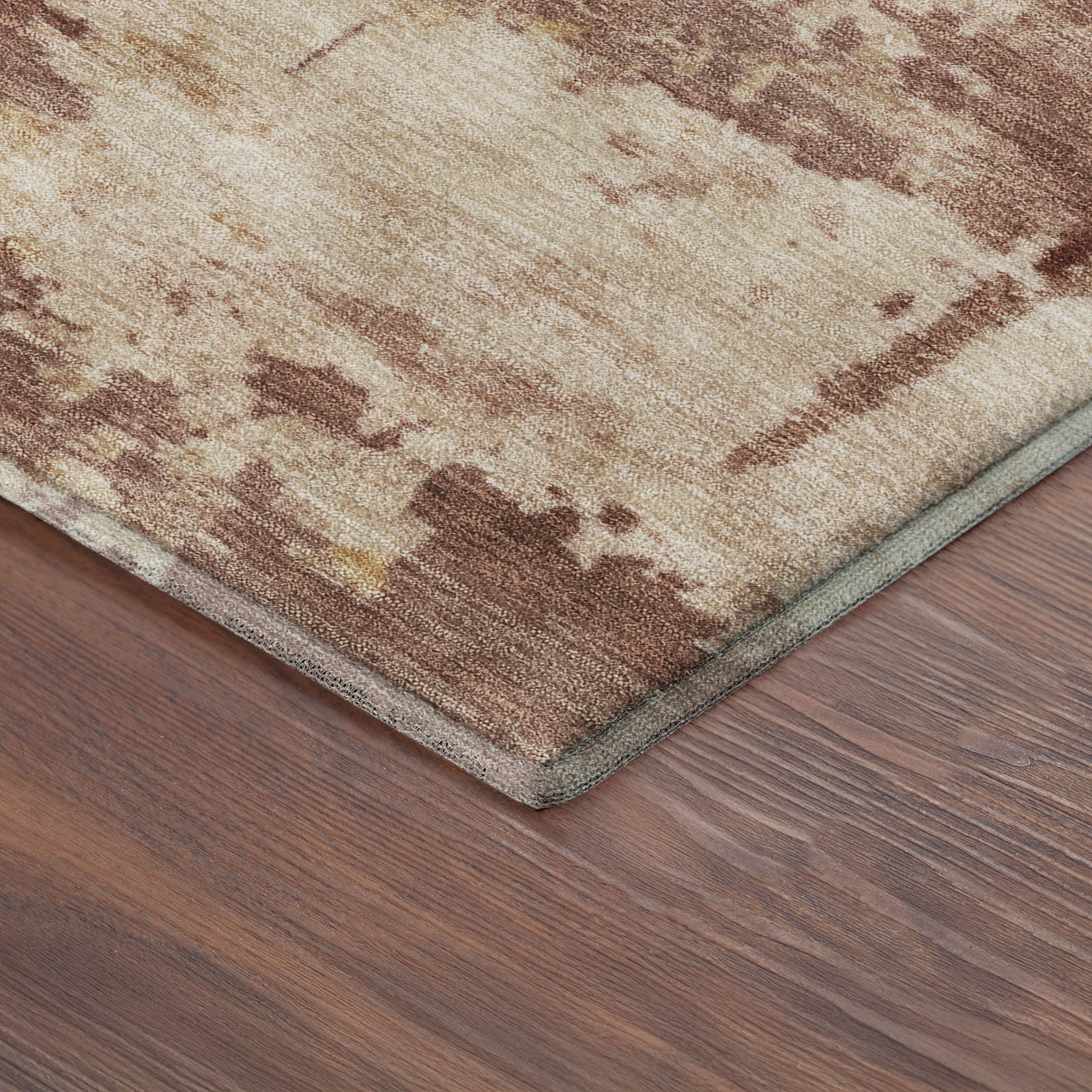 Kyoto Machine Washable Transitional Paprika Orange Rug 1'8" x 2'6" #shape_Rectangle