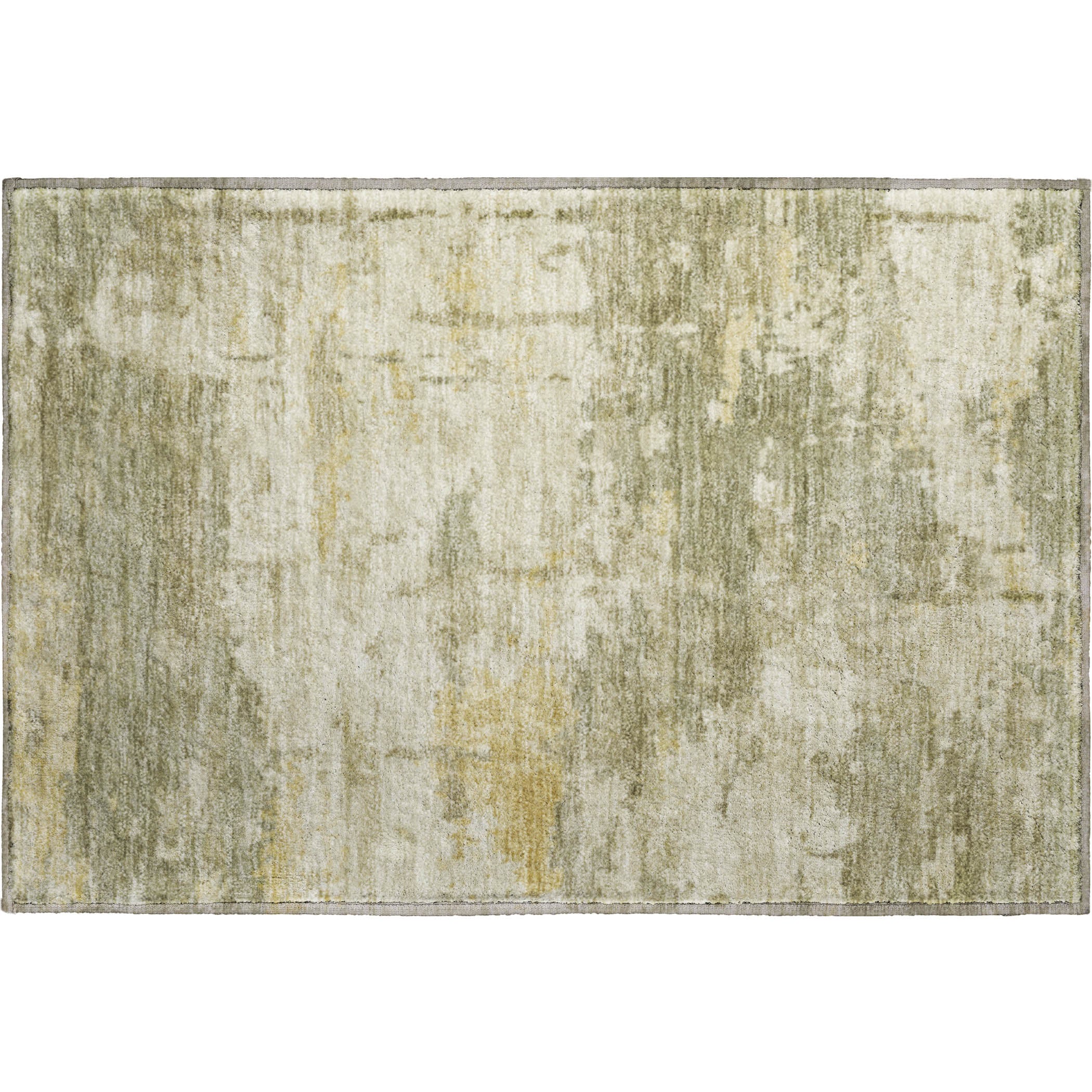 Kyoto Machine Washable Transitional Sage Green Rug 1'8" x 2'6" #shape_Rectangle
