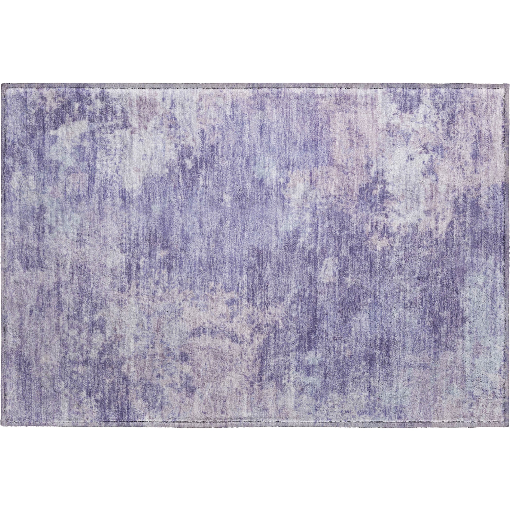 Tbilisi Machine Washable Transitional Plum Purple Rug 1'8" x 2'6" #shape_Rectangle