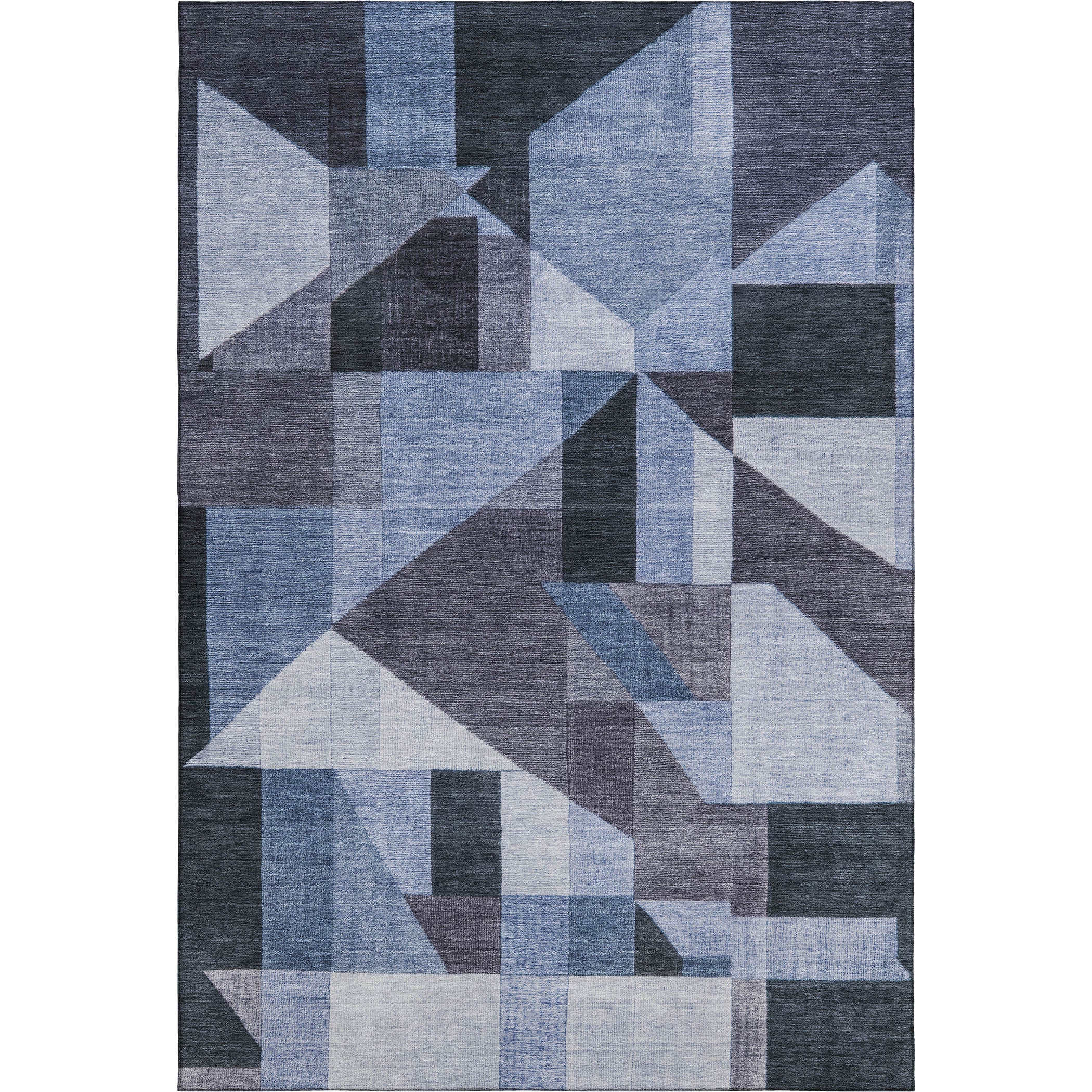 Athens Machine Washable Traditional Blue Rug 3' x 5' #shape_Rectangle