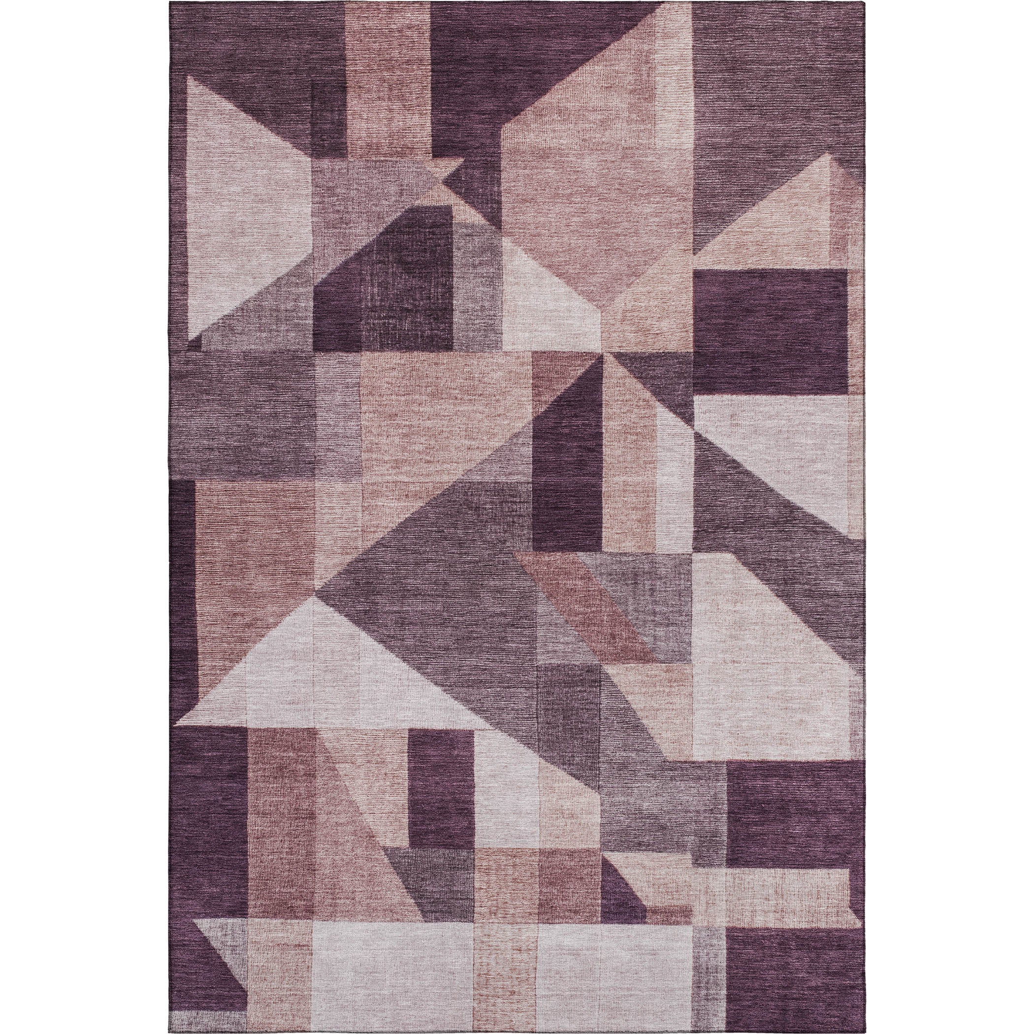 Athens Machine Washable Traditional Eggplant Purple Rug 3' x 5' #shape_Rectangle
