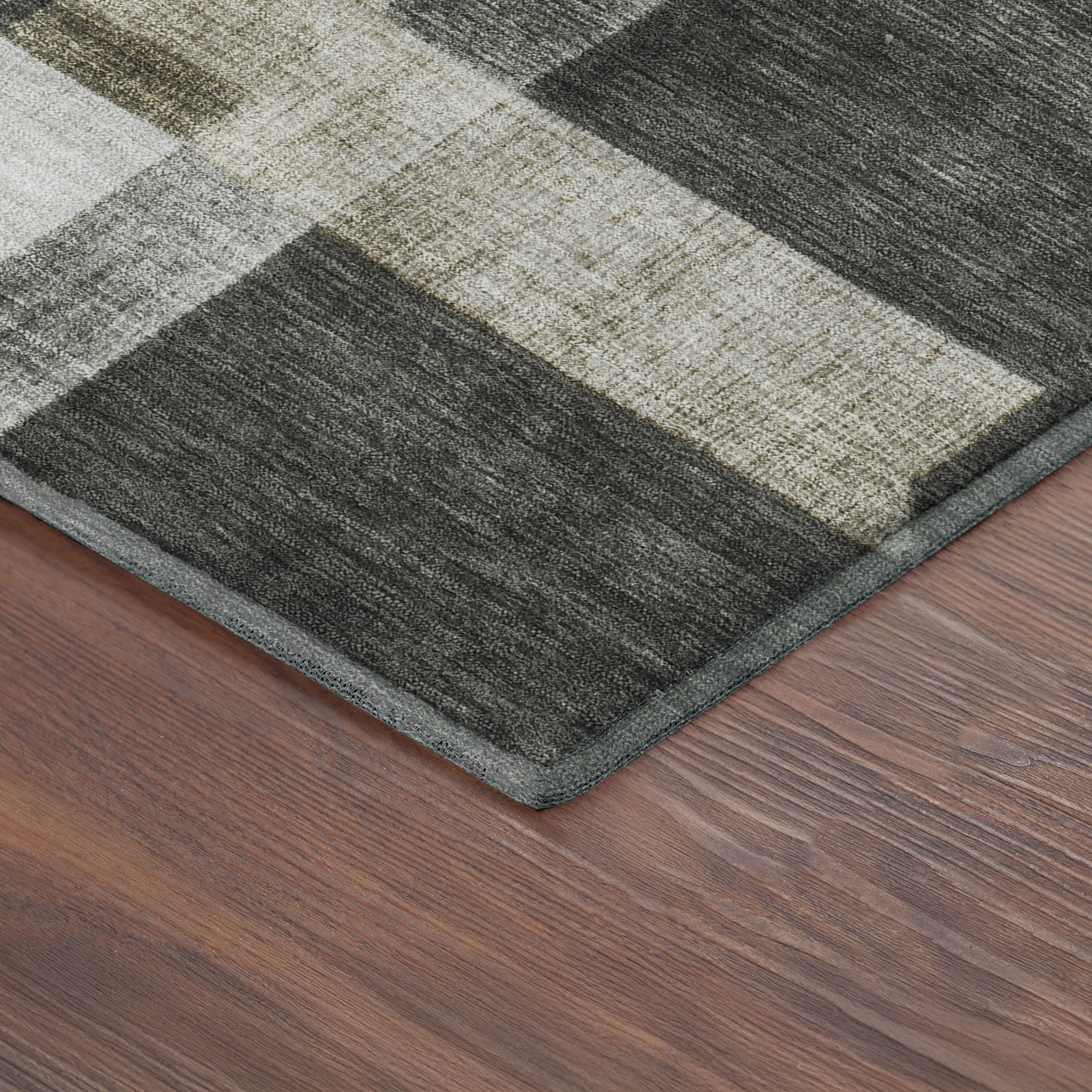 Athens Machine Washable Traditional Pewter Gray Rug 1'8" x 2'6" #shape_Rectangle