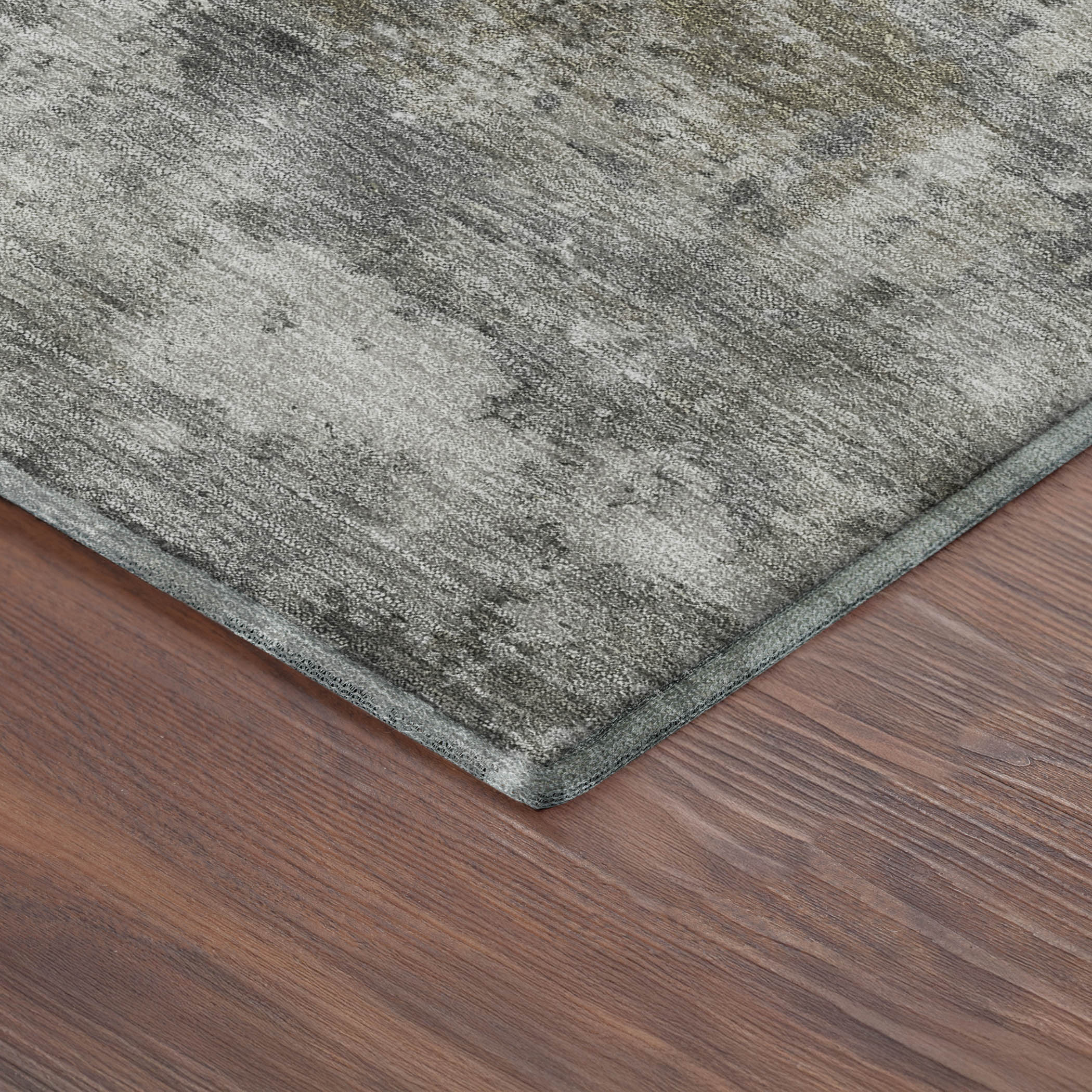 Ghent Machine Washable Traditional Gray Rug 1'8" x 2'6" #shape_Rectangle