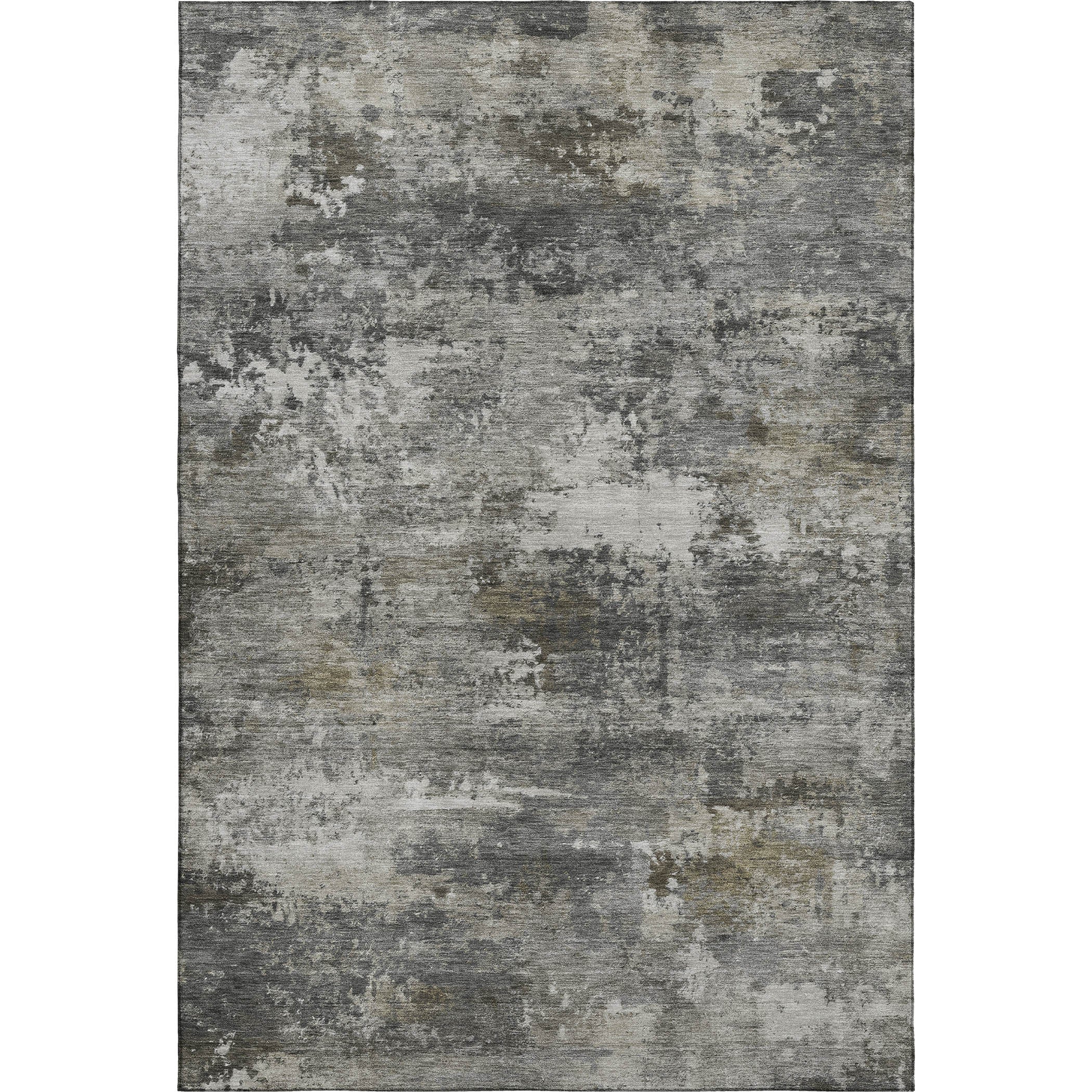 Ghent Machine Washable Traditional Gray Rug 3' x 5' #shape_Rectangle