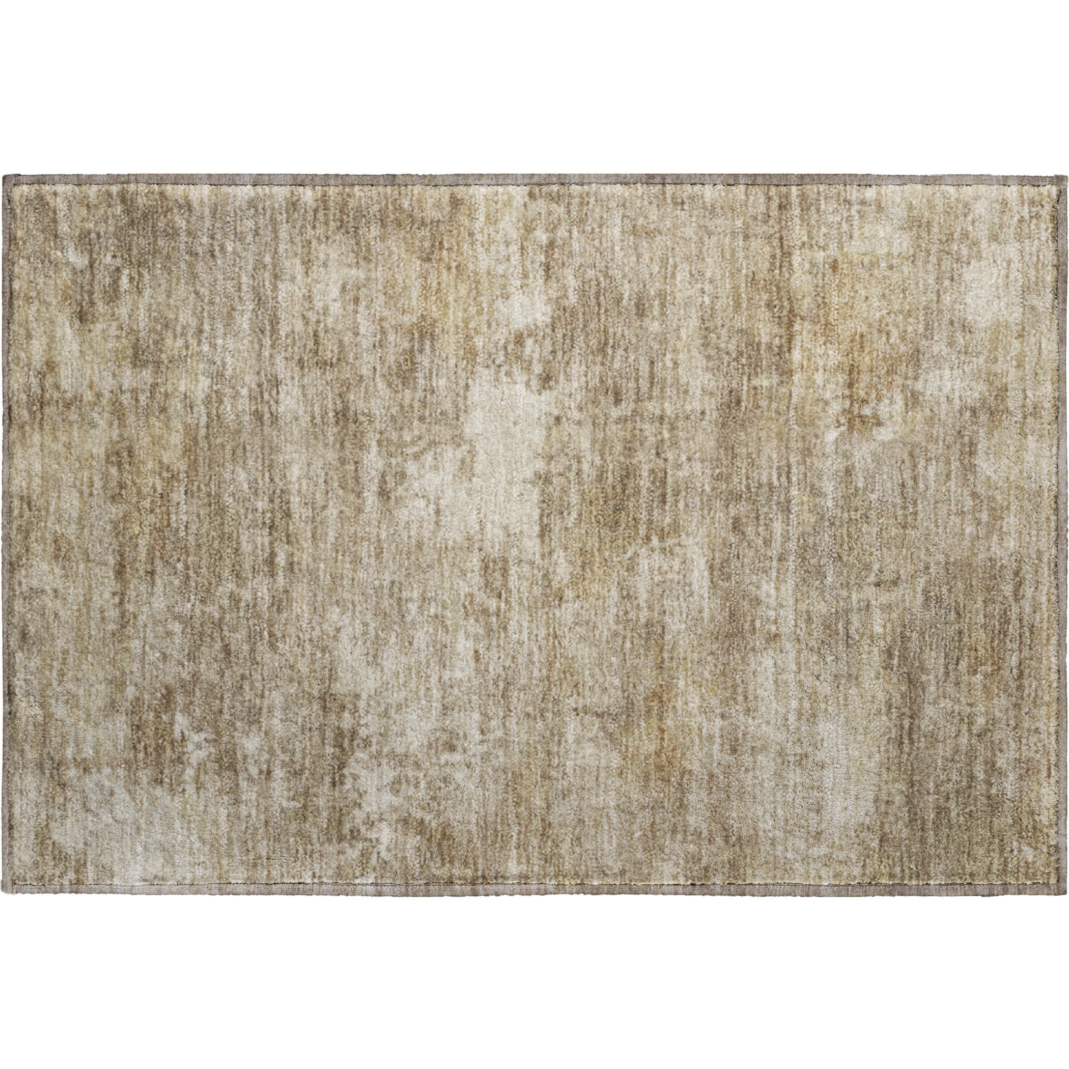 Bangkok Machine Washable Transitional Beige Brown Rug 1'8" x 2'6" #shape_Rectangle