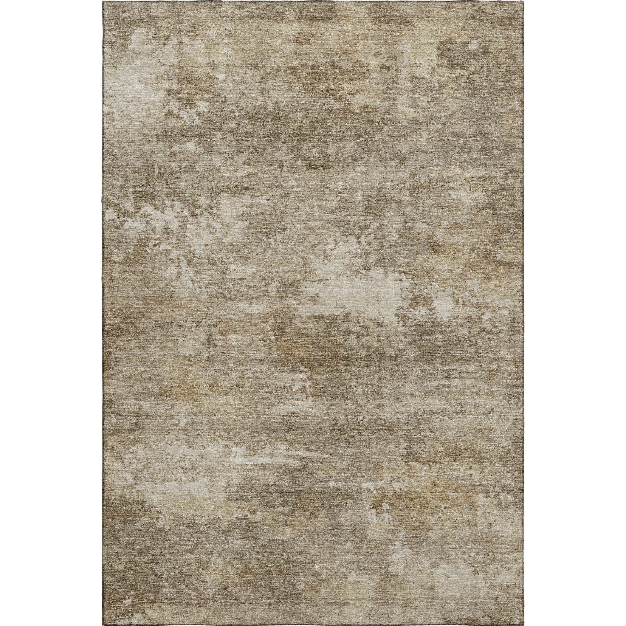 Bangkok Machine Washable Transitional Beige Brown Rug 3' x 5' #shape_Rectangle