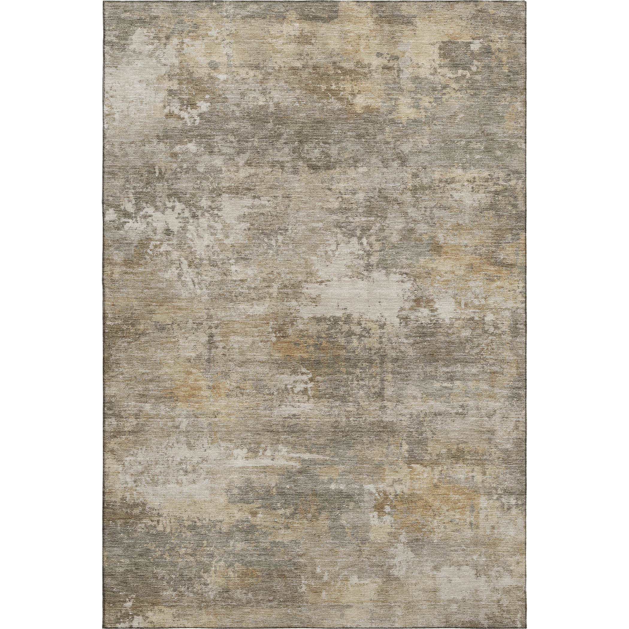 Bangkok Machine Washable Transitional Taupe Brown Rug 3' x 5' #shape_Rectangle