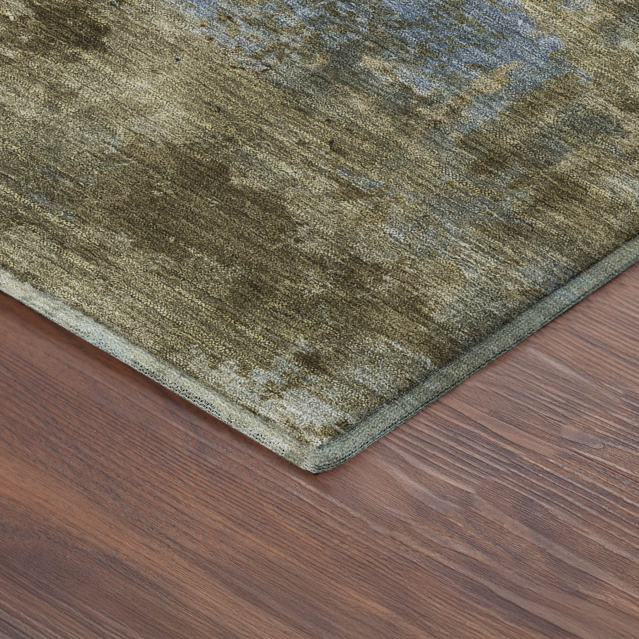 Chiang Mai Machine Washable Transitional Brown Rug 1'8" x 2'6" #shape_Rectangle