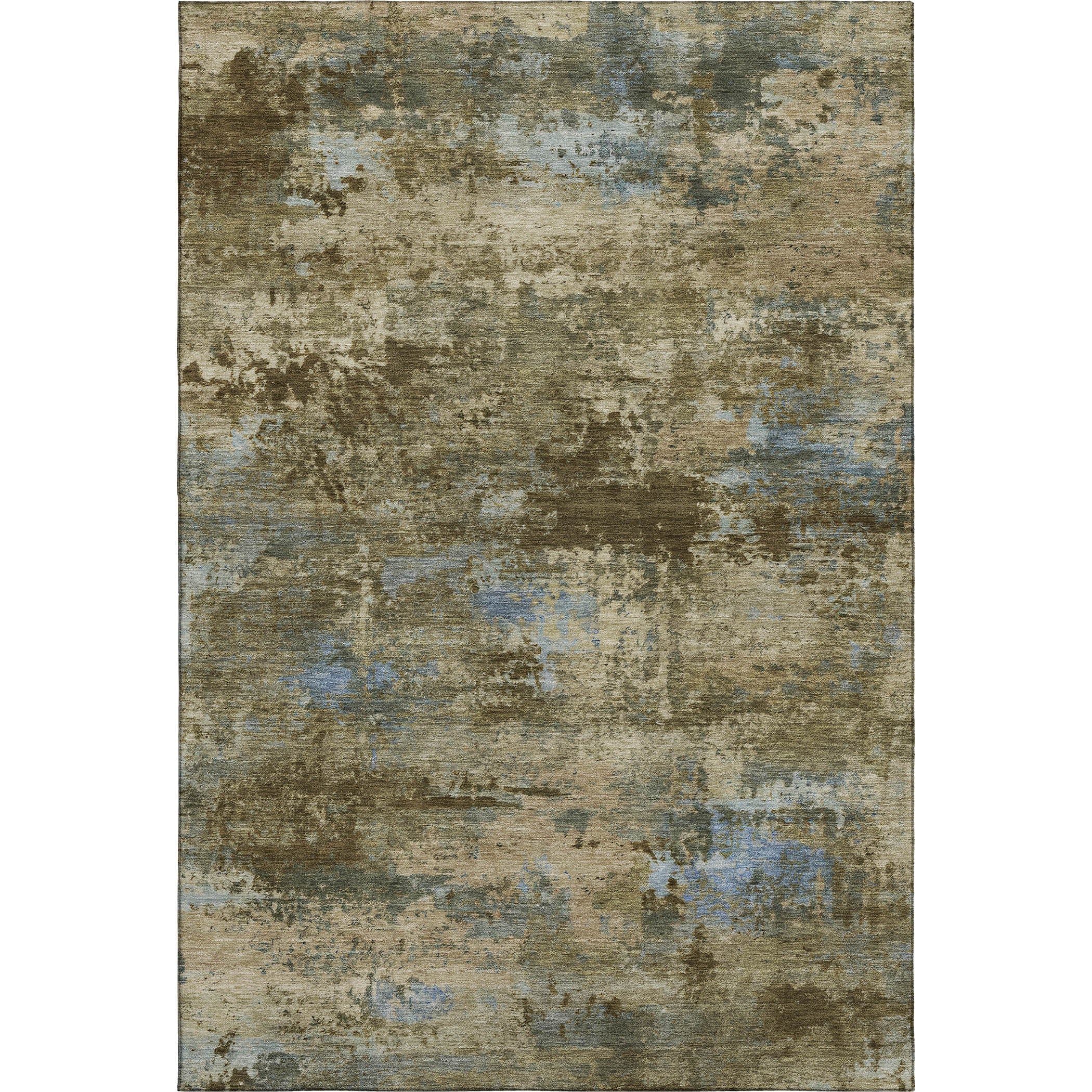 Chiang Mai Machine Washable Transitional Brown Rug 3' x 5' #shape_Rectangle