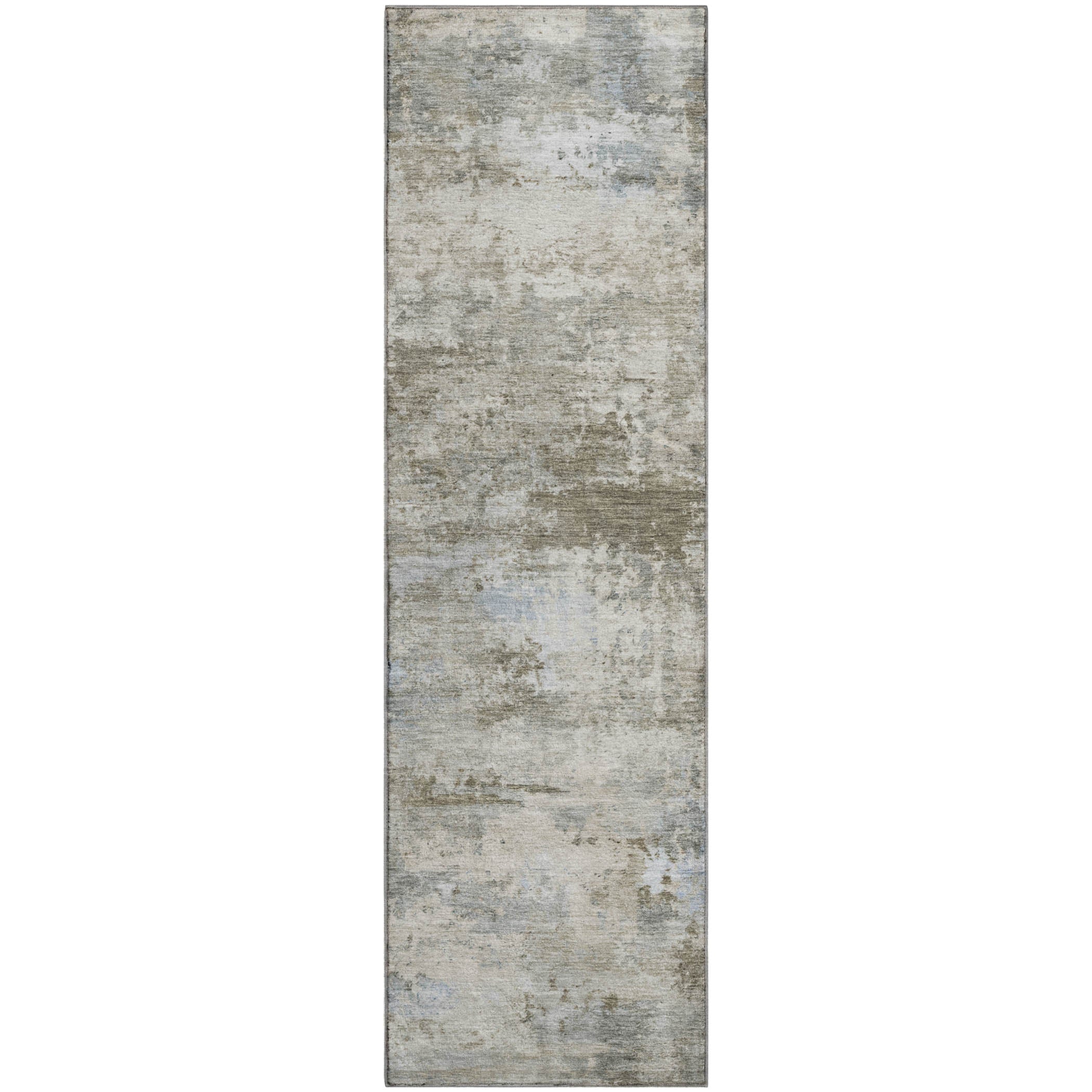 Chiang Mai Machine Washable Traditional Tan Brown Rug 2'3" x 7'6" #shape_Runner