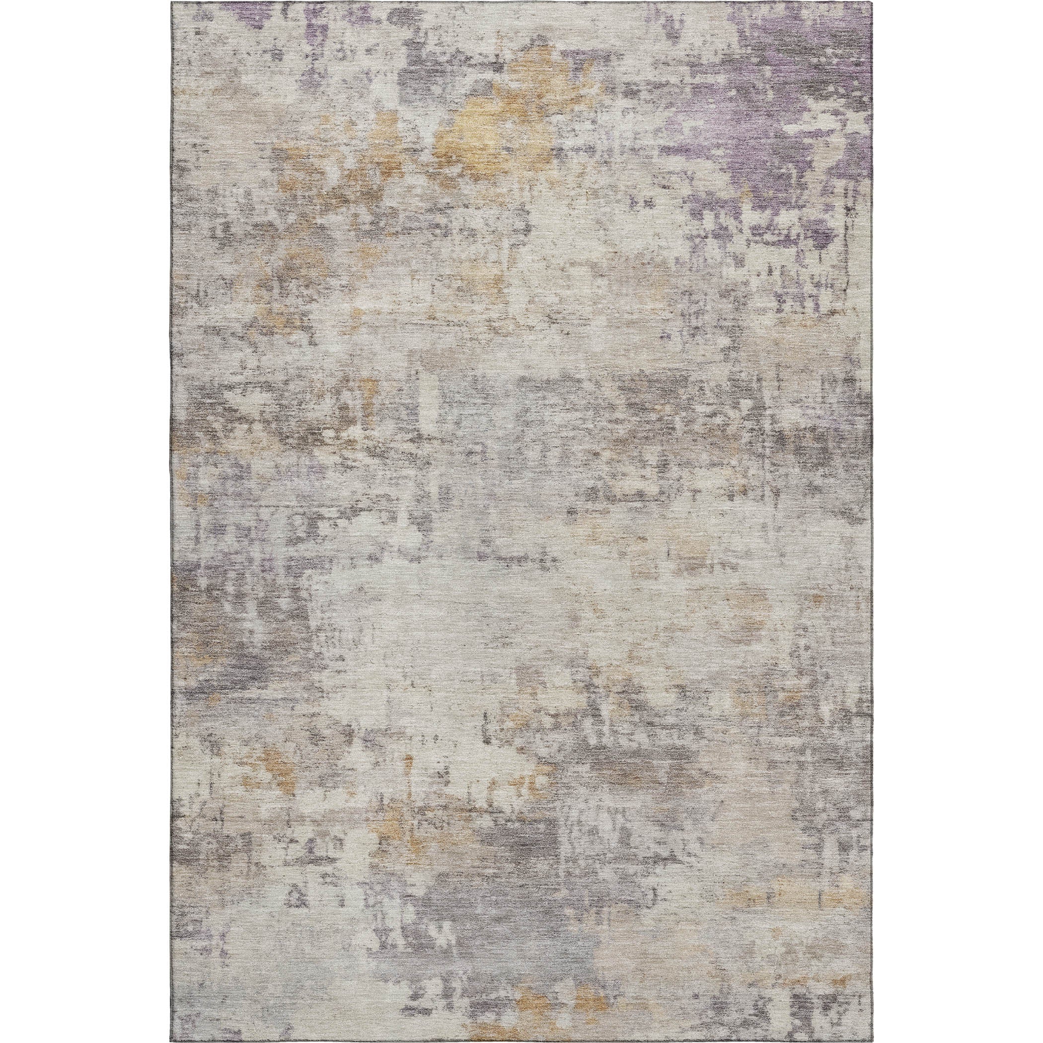 Bogota Machine Washable Traditional Linen Ivory Rug 3' x 5' #shape_Rectangle