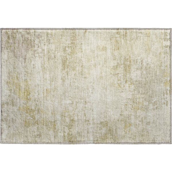 Bogota Machine Washable Traditional Putty Ivory Rug 1'8" x 2'6"