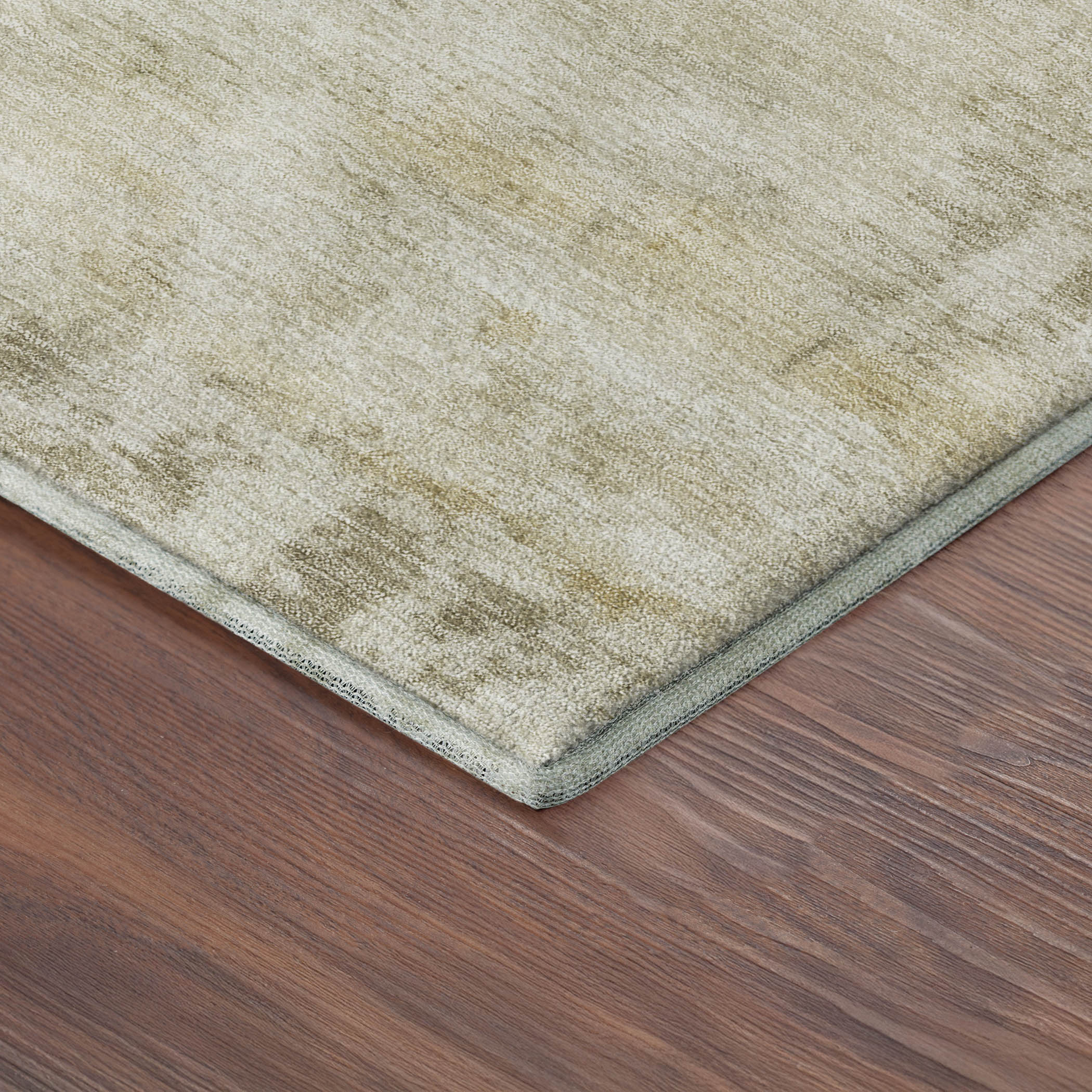 Bogota Machine Washable Traditional Putty Ivory Rug 1'8" x 2'6" #shape_Rectangle
