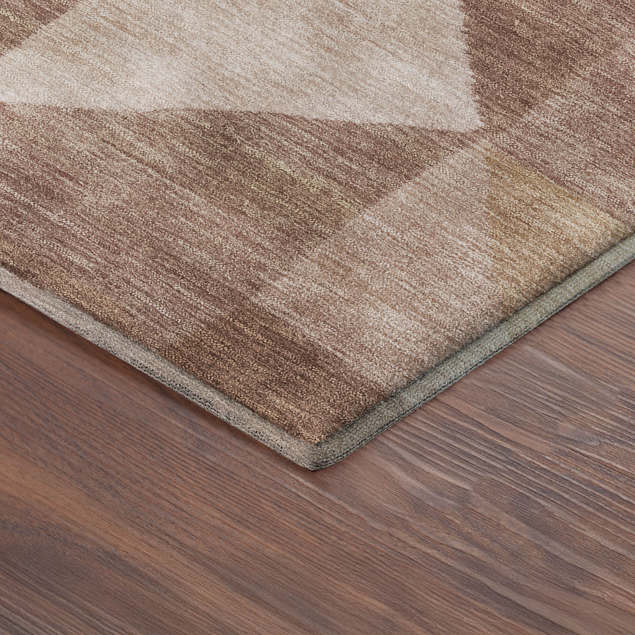 Kathmandu Machine Washable Transitional Blush Pink Rug 1'8" x 2'6" #shape_Rectangle