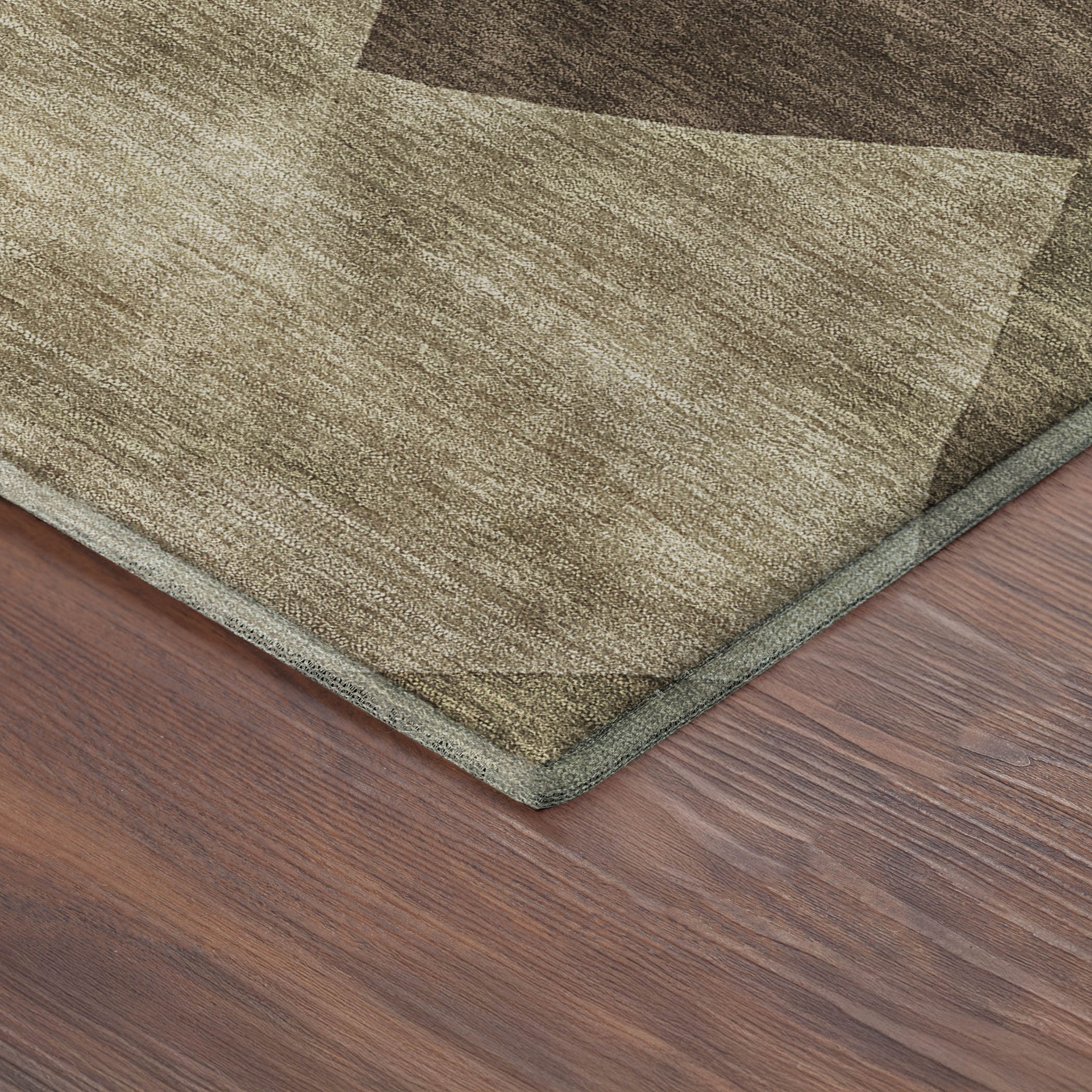 Lisbon Machine Washable Transitional Brown Rug 1'8" x 2'6" #shape_Rectangle