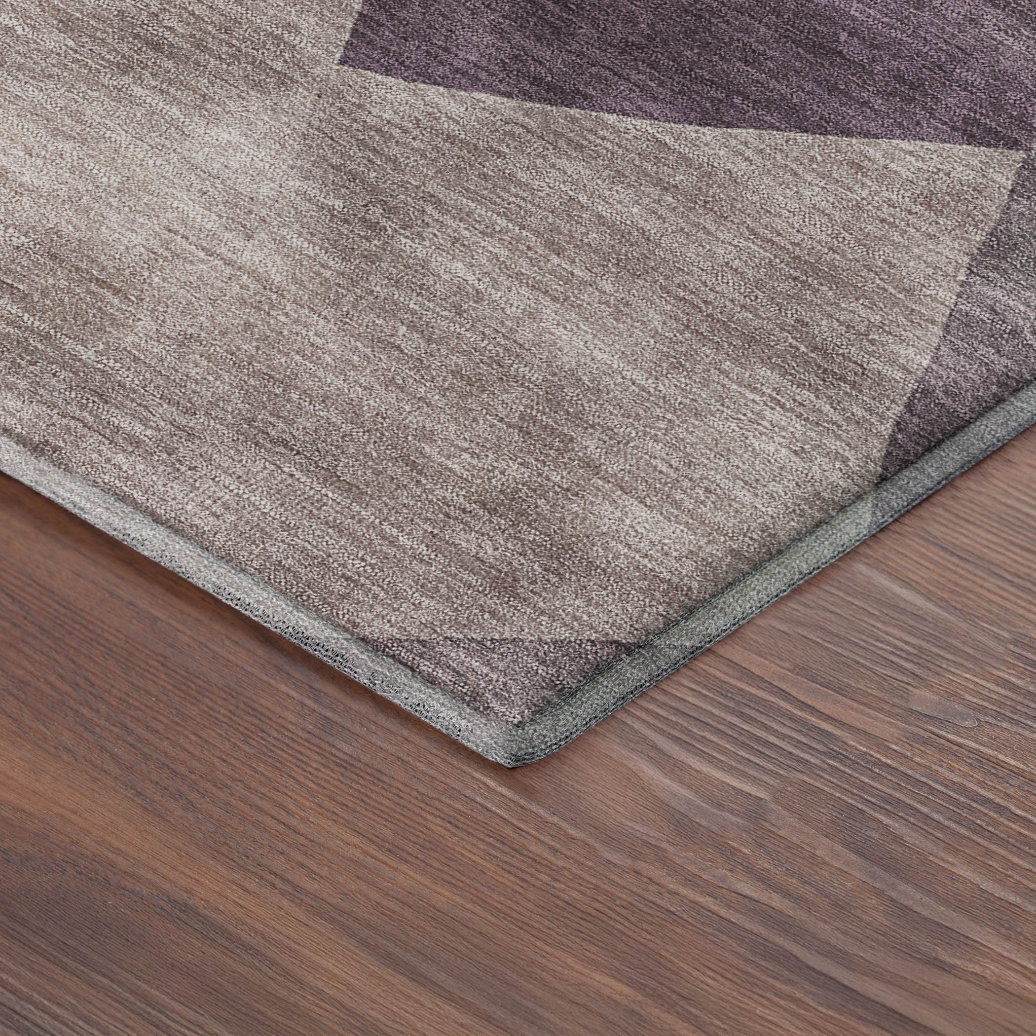 Lisbon Machine Washable Transitional Plum Purple Rug 1'8" x 2'6" #shape_Rectangle