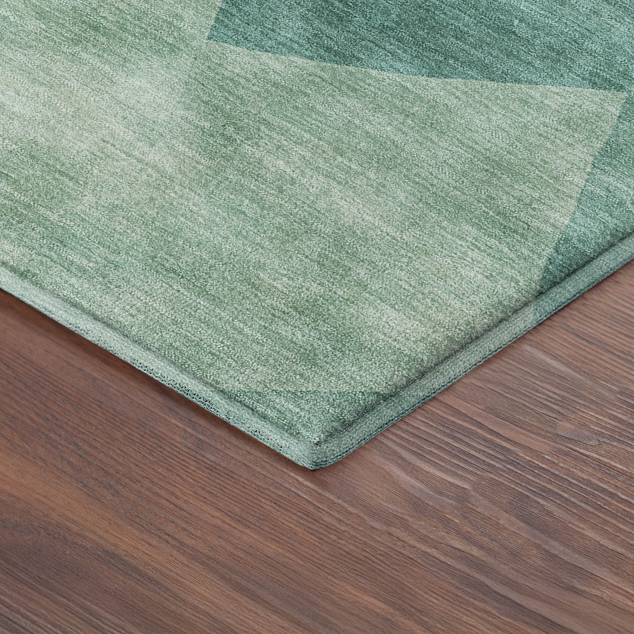 Lisbon Machine Washable Transitional Teal Rug 1'8" x 2'6" #shape_Rectangle