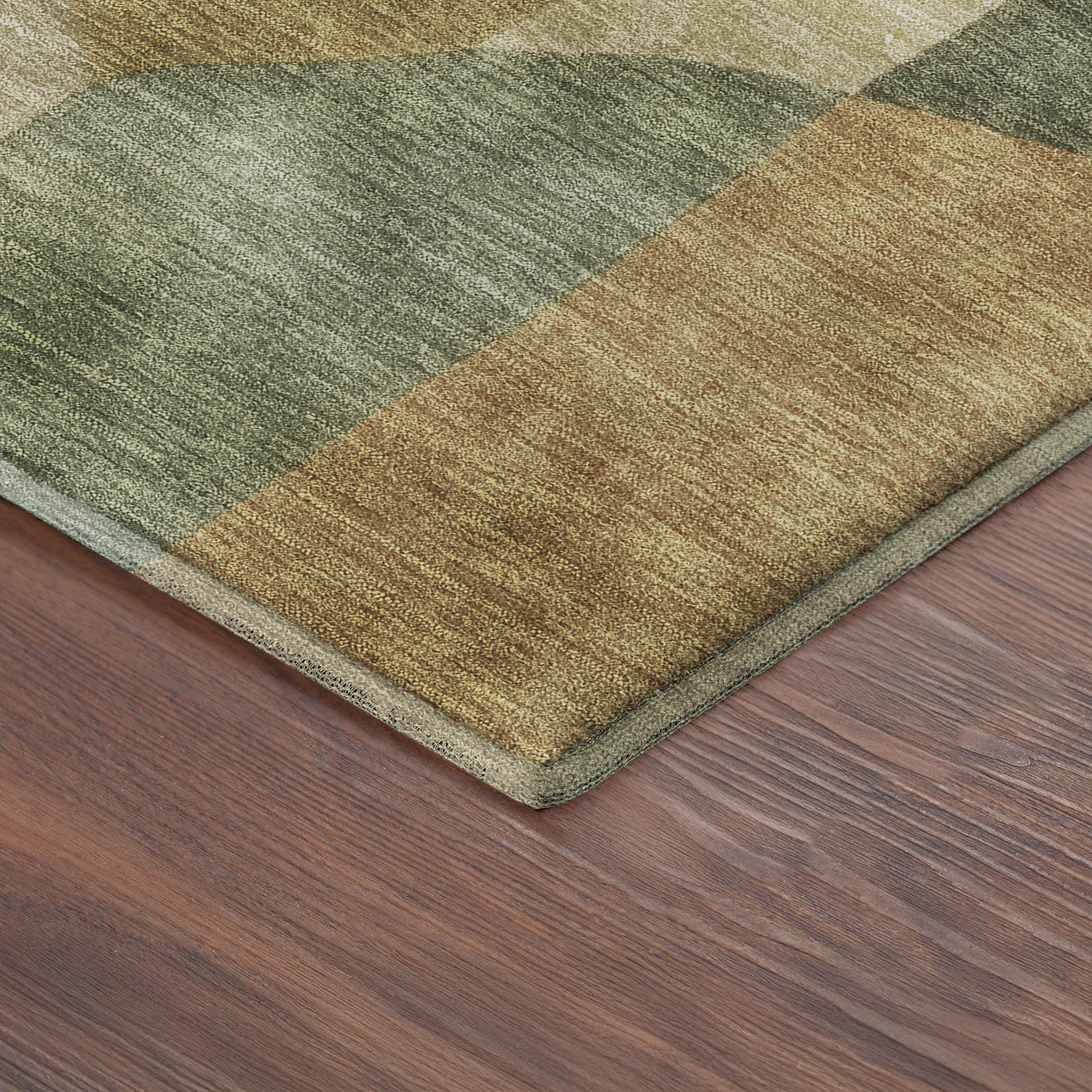 Cusco Machine Washable Transitional Fern Green Rug 1'8" x 2'6" #shape_Rectangle