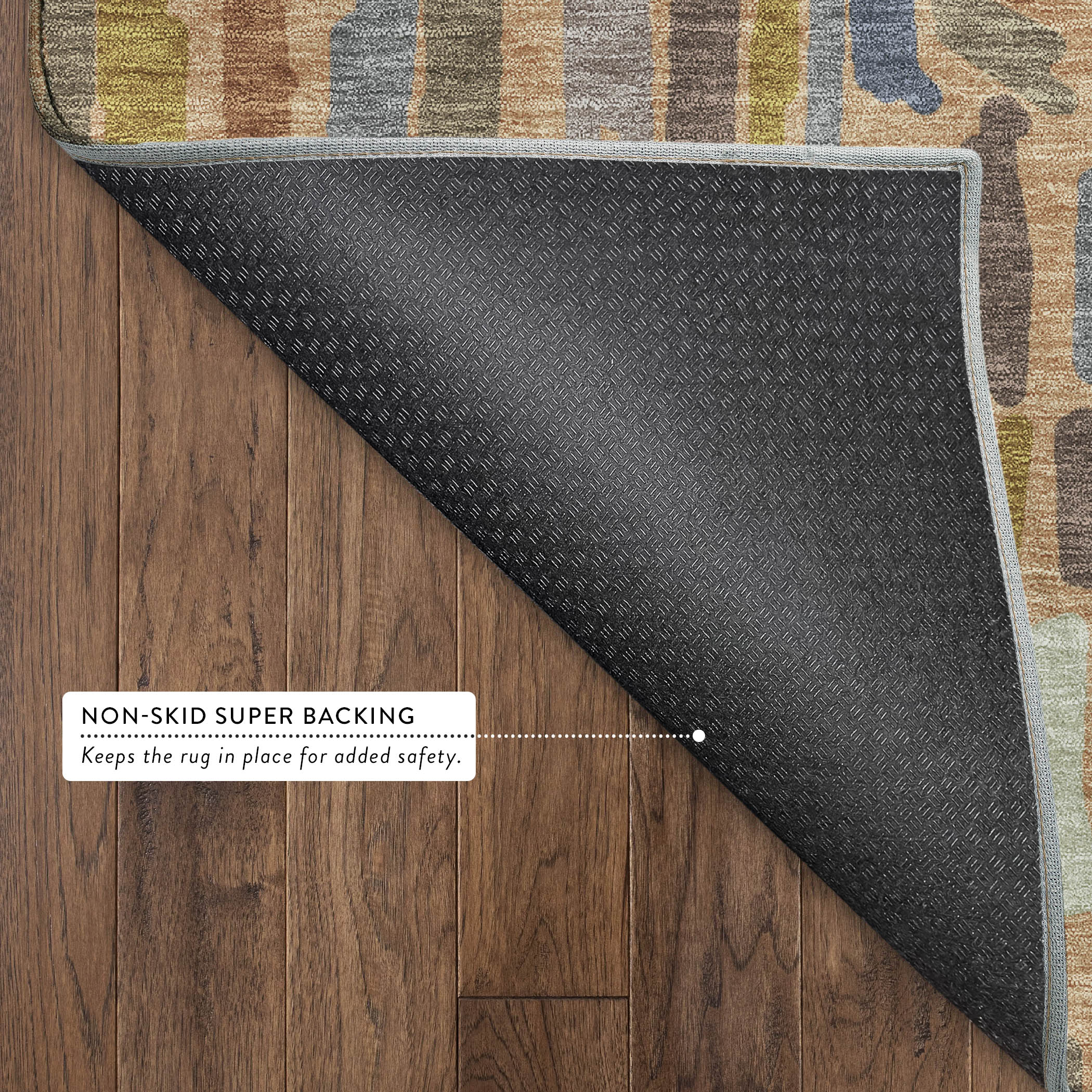 Oaxaca Machine Washable Transitional Copper Orange Rug 1'8" x 2'6" #shape_Rectangle