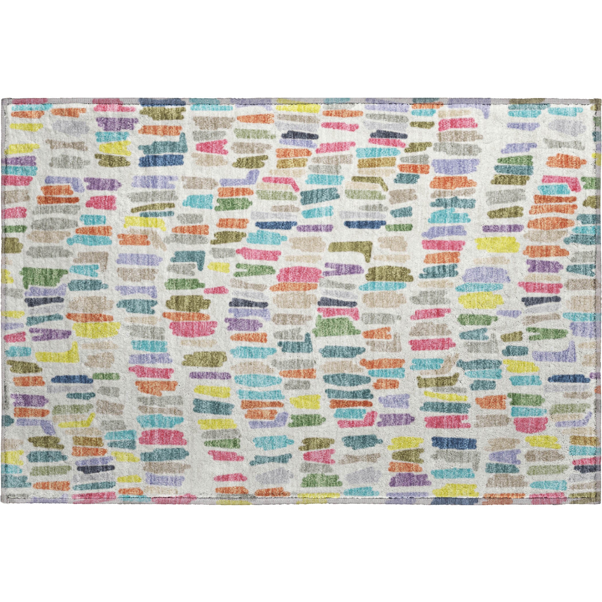 Oaxaca Machine Washable Transitional Ivory Rug 1'8" x 2'6" #shape_Rectangle