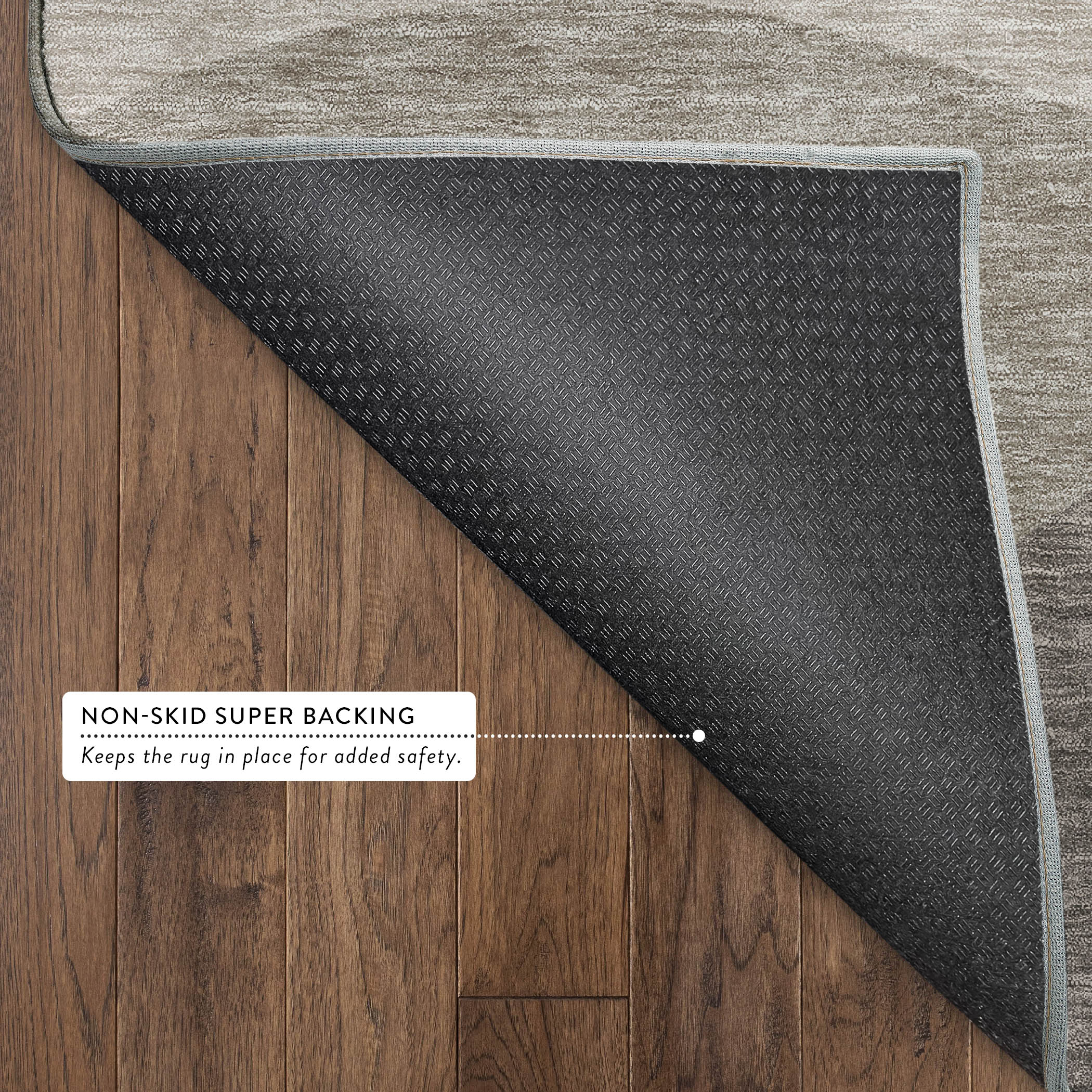 Prague Machine Washable Transitional Mocha Brown Rug 1'8" x 2'6" #shape_Rectangle