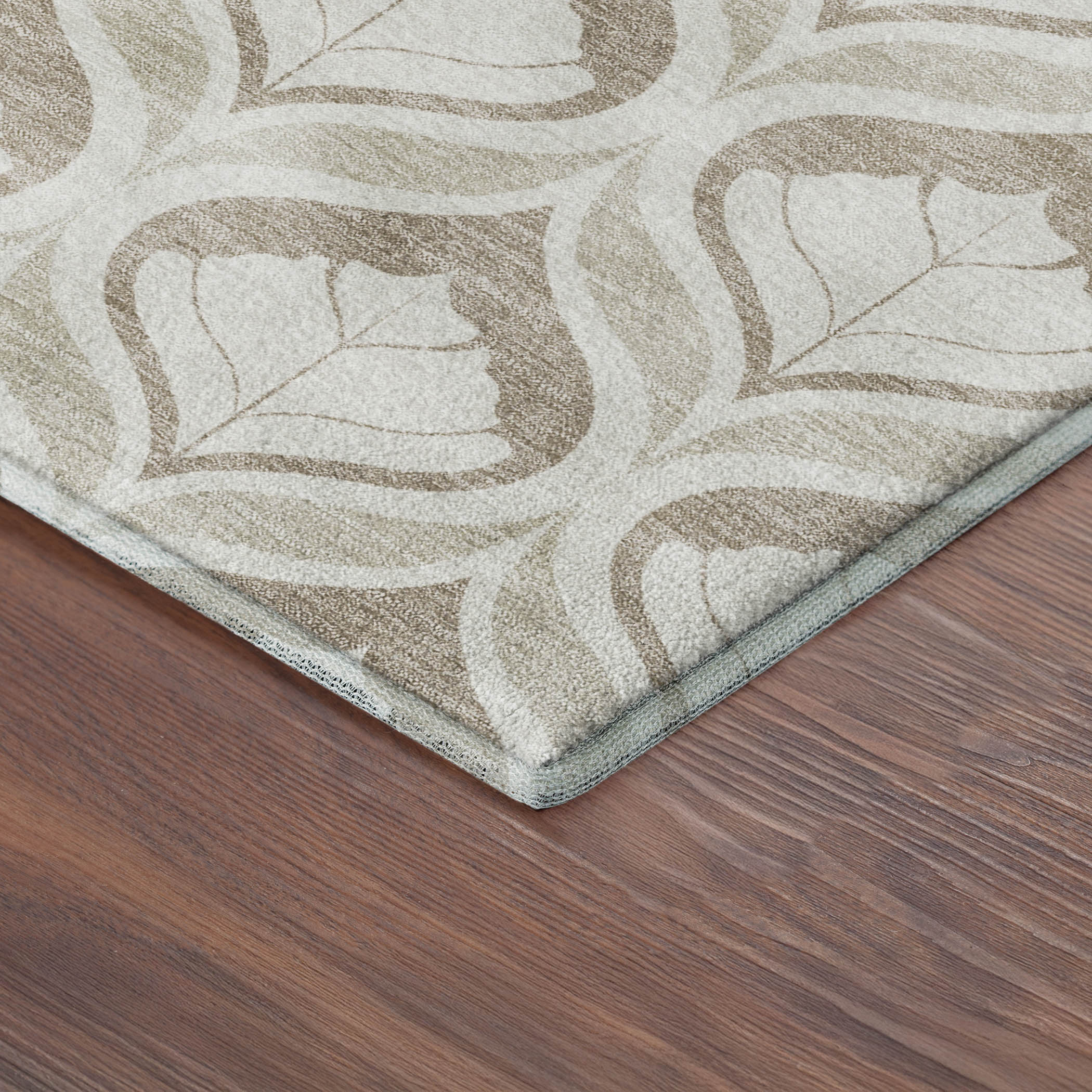 Bergen Machine Washable Transitional Beige Brown Rug 1'8" x 2'6" #shape_Rectangle