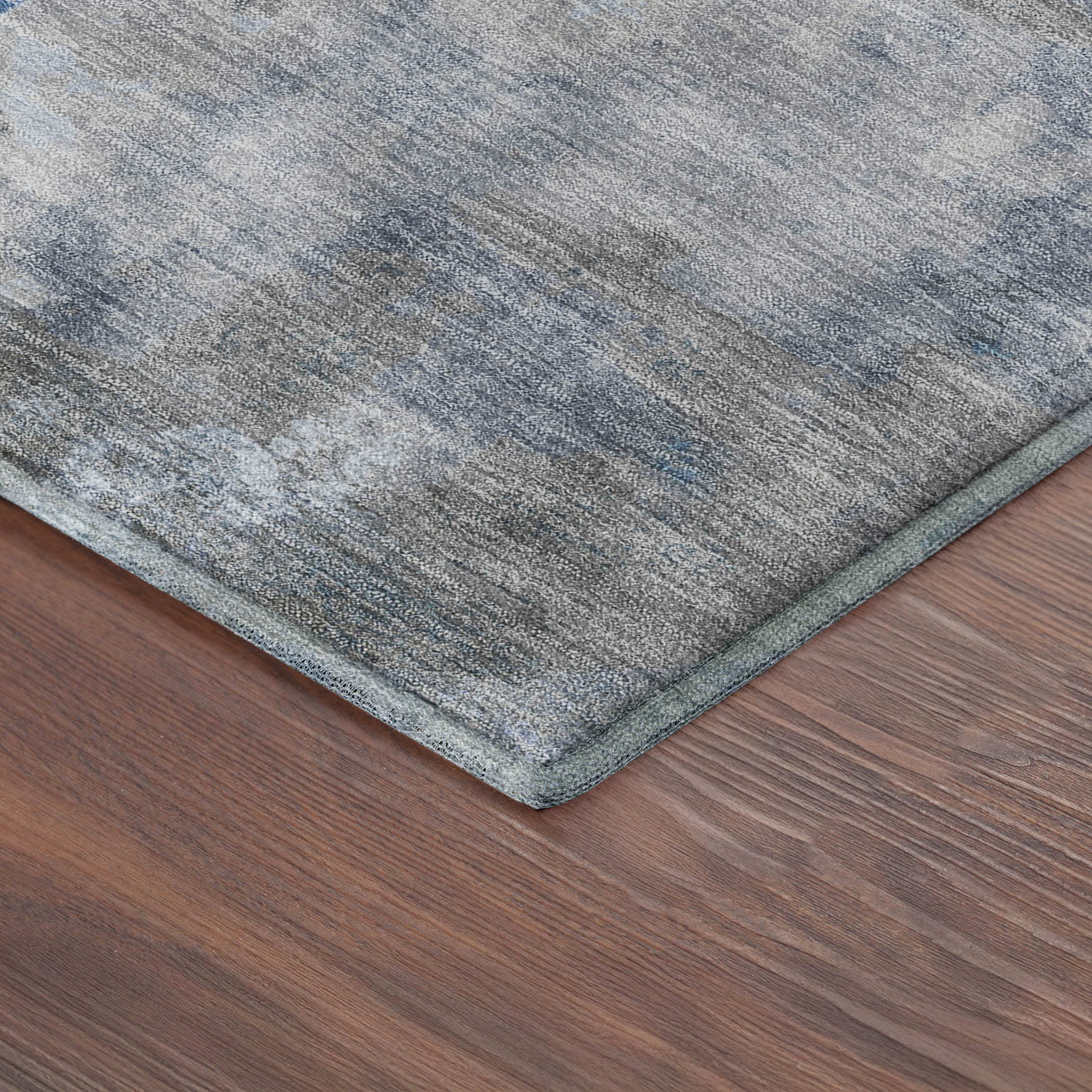 Sintra Machine Washable Transitional Blue Rug 1'8" x 2'6" #shape_Rectangle