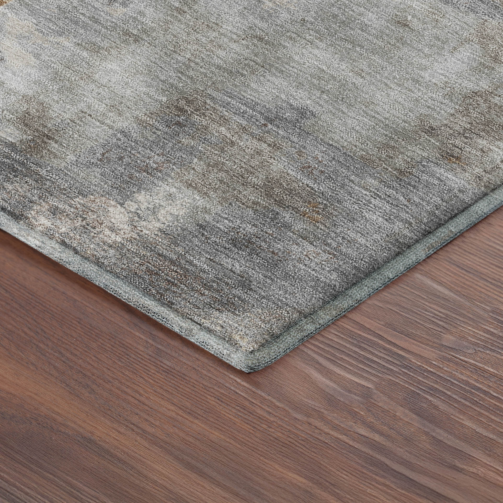 Sintra Machine Washable Transitional Khaki Brown Rug 1'8" x 2'6" #shape_Rectangle