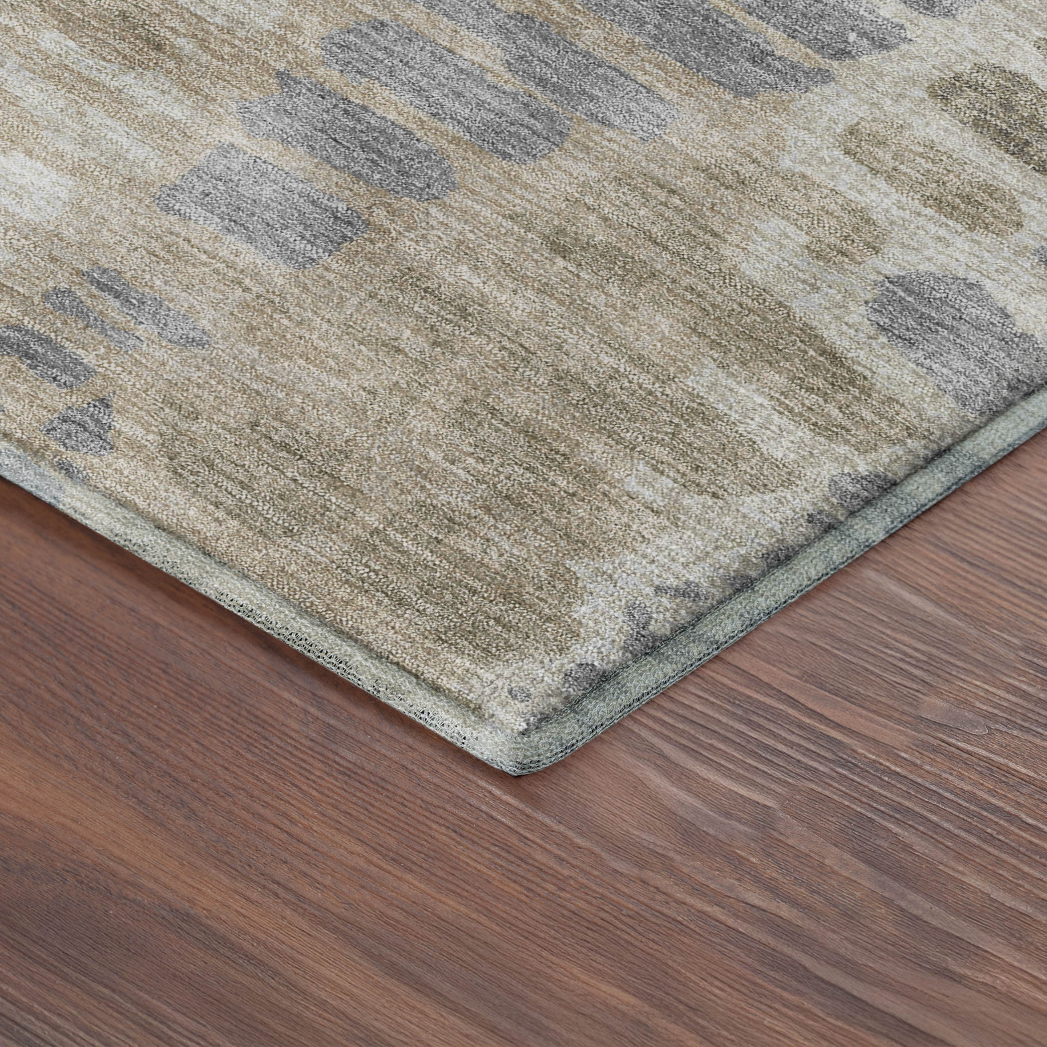 Montevideo Machine Washable Transitional Beige Brown Rug 1'8" x 2'6" #shape_Rectangle