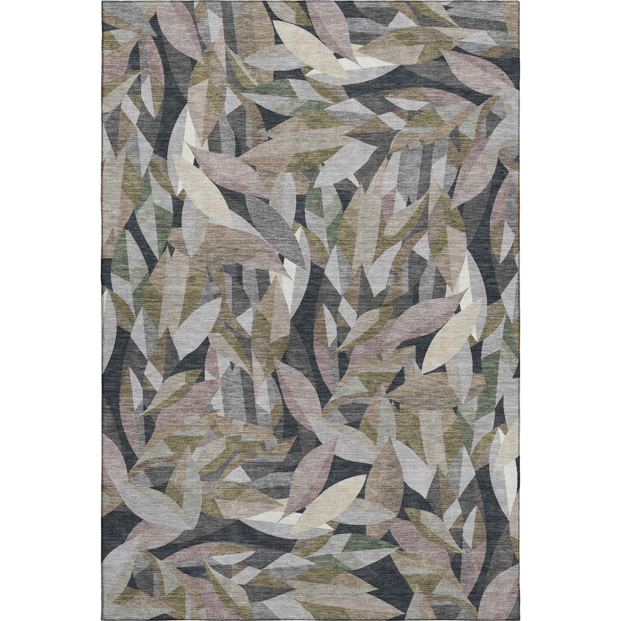 Tallinn Machine Washable Transitional Khaki Brown Rug 3' x 5' #shape_Rectangle