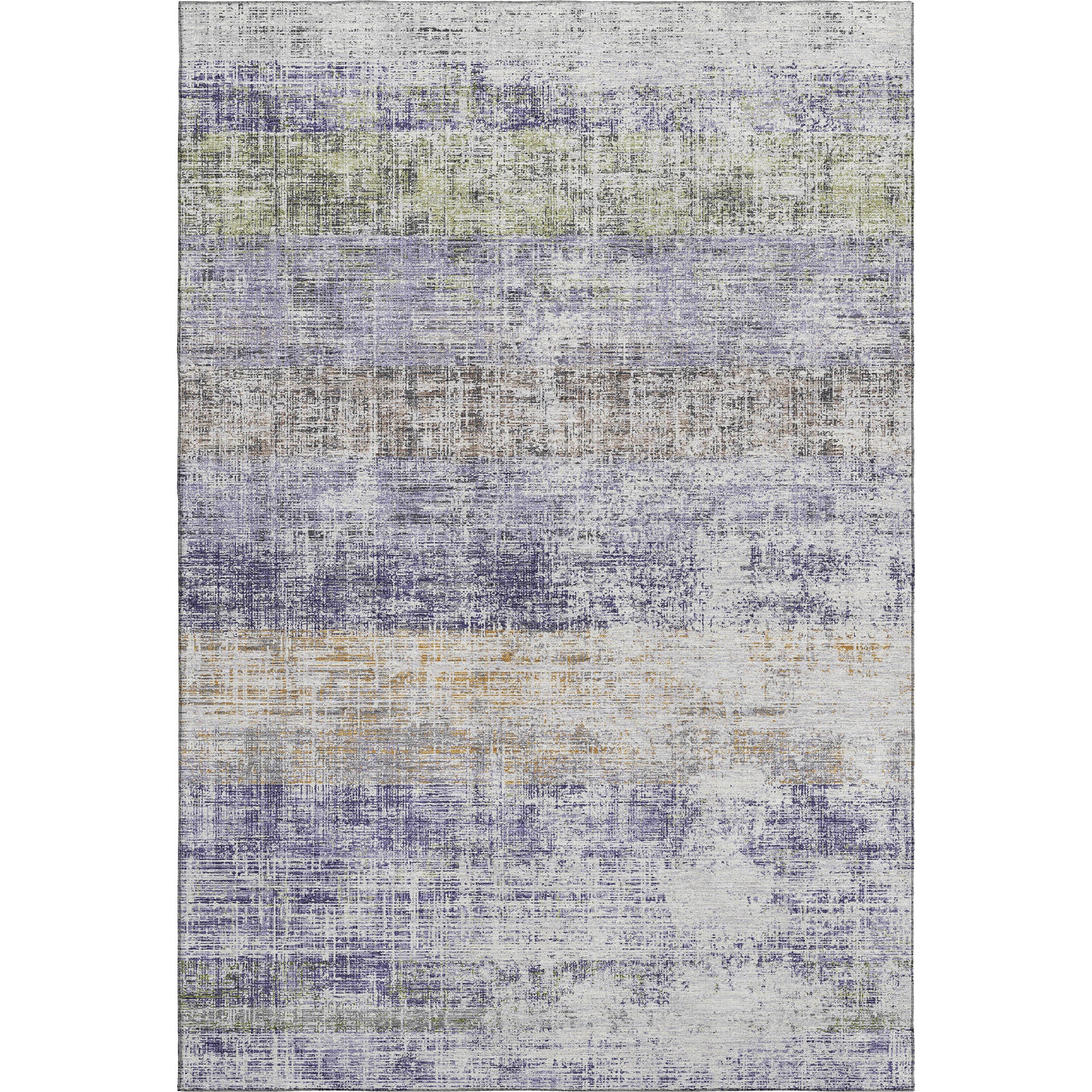 Bruges Machine Washable Traditional Lavender Purple Rug 3' x 5' #shape_Rectangle