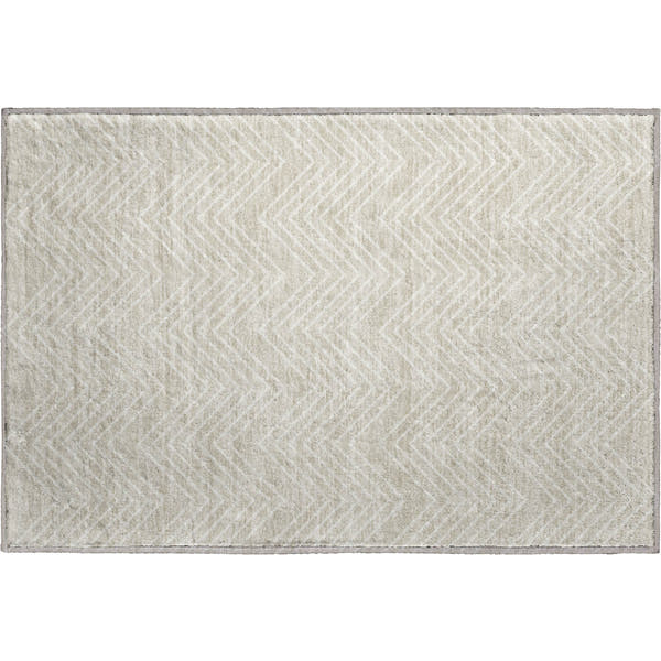 Chiang Mai Machine Washable Traditional Beige Brown Rug 1'8" x 2'6"
