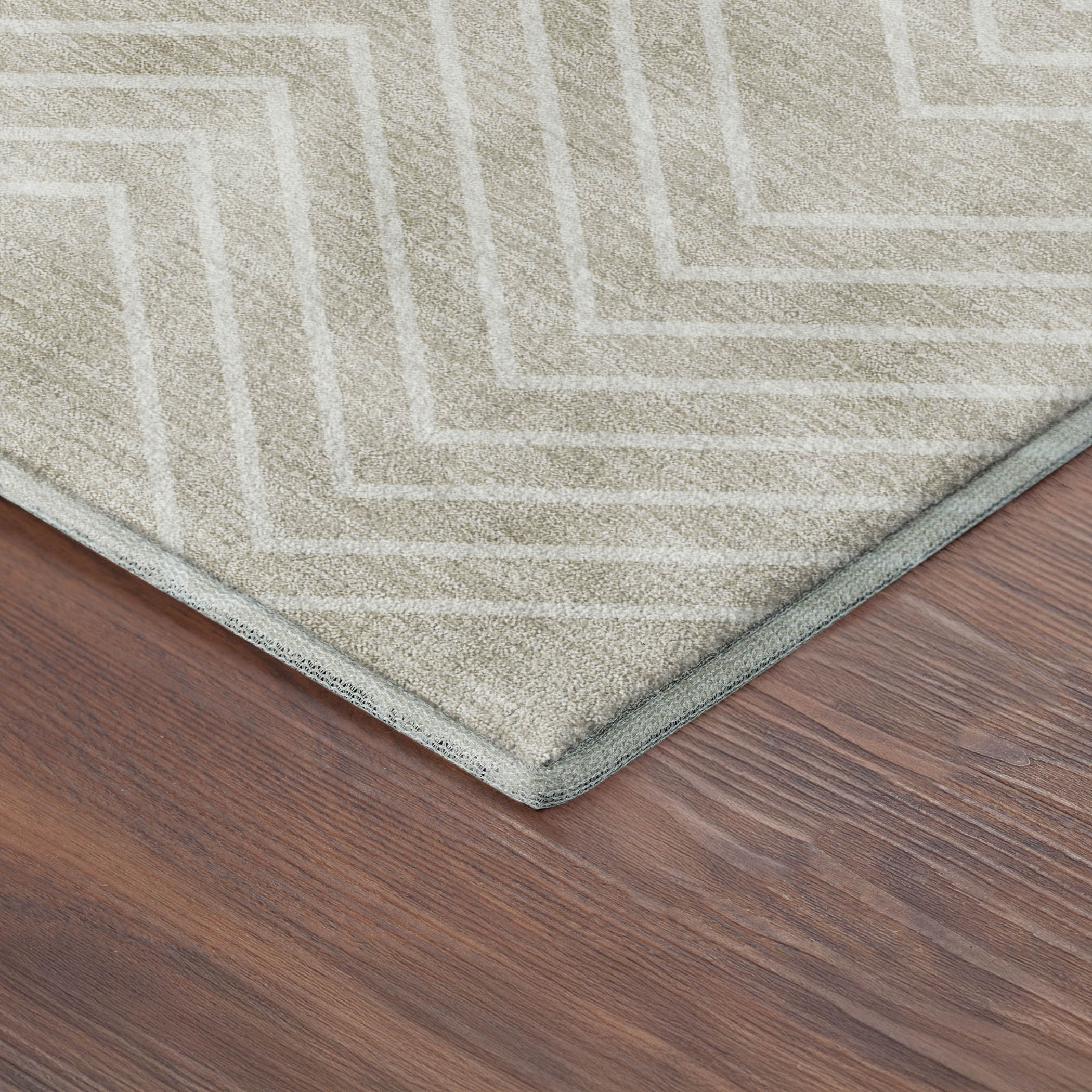 Chiang Mai Machine Washable Traditional Beige Brown Rug 1'8" x 2'6" #shape_Rectangle