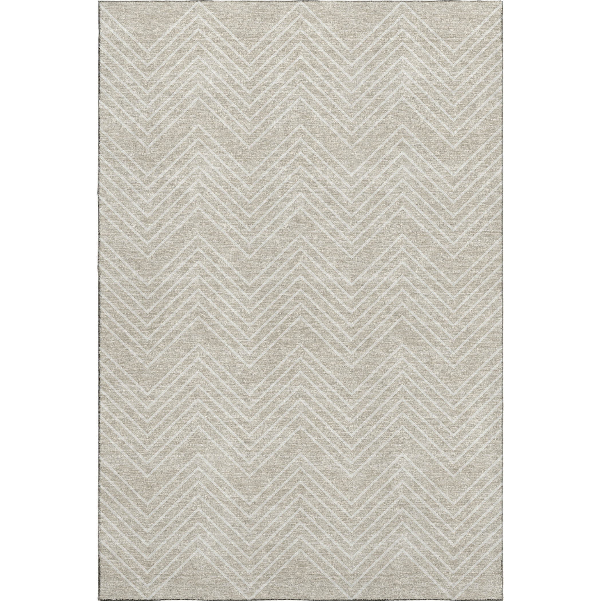 Chiang Mai Machine Washable Traditional Beige Brown Rug 3' x 5' #shape_Rectangle