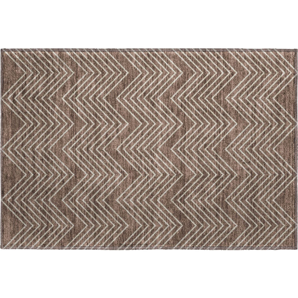 Chiang Mai Machine Washable Traditional Brown Rug 1'8" x 2'6"
