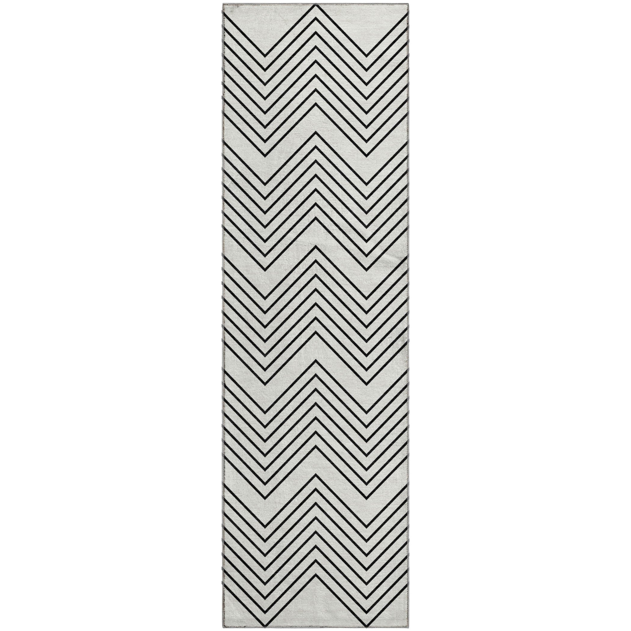 Chiang Mai Machine Washable Transitional Ivory Rug 2'3" x 7'6" #shape_Runner
