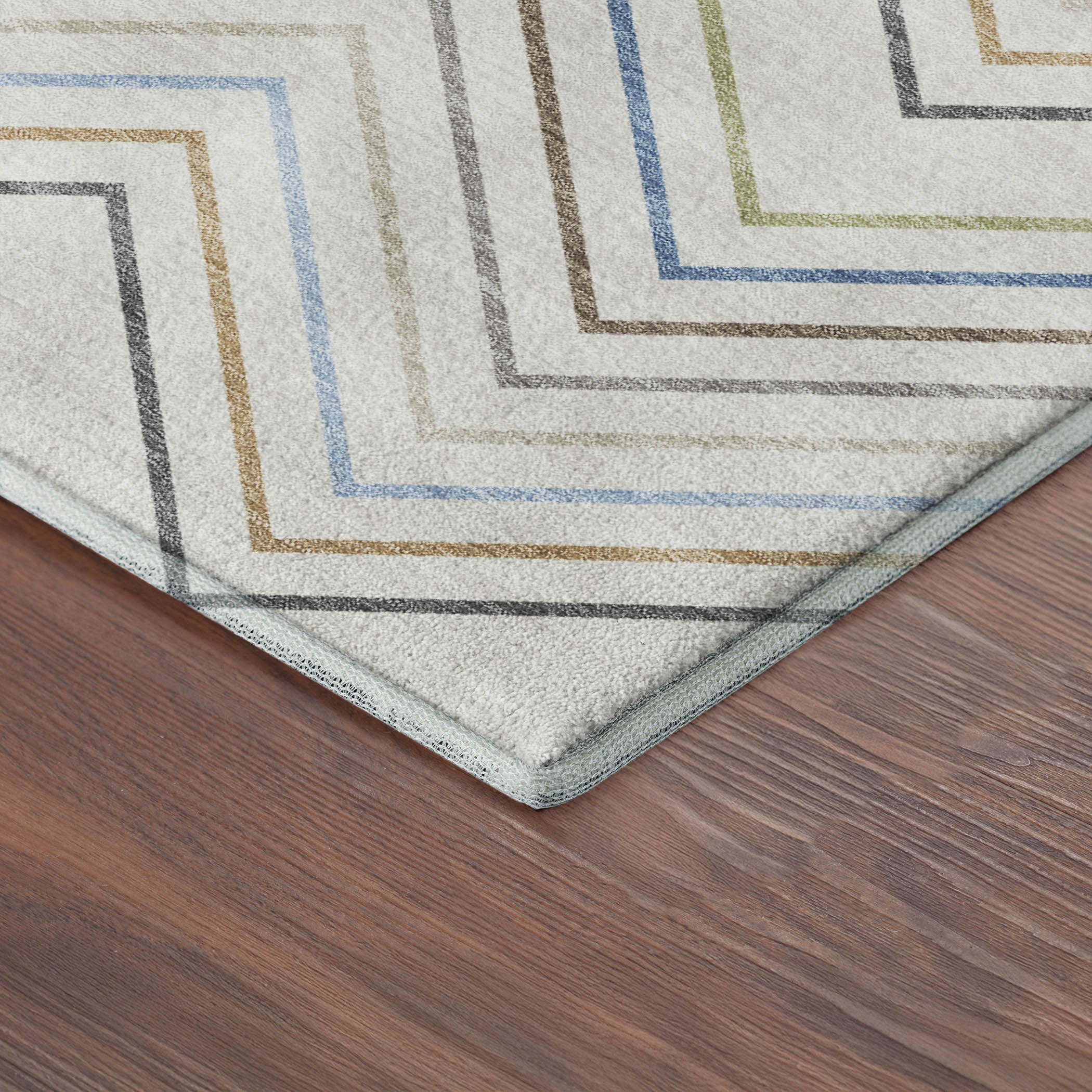 Santorini Machine Washable Traditional Ivory Rug 1'8" x 2'6" #shape_Rectangle