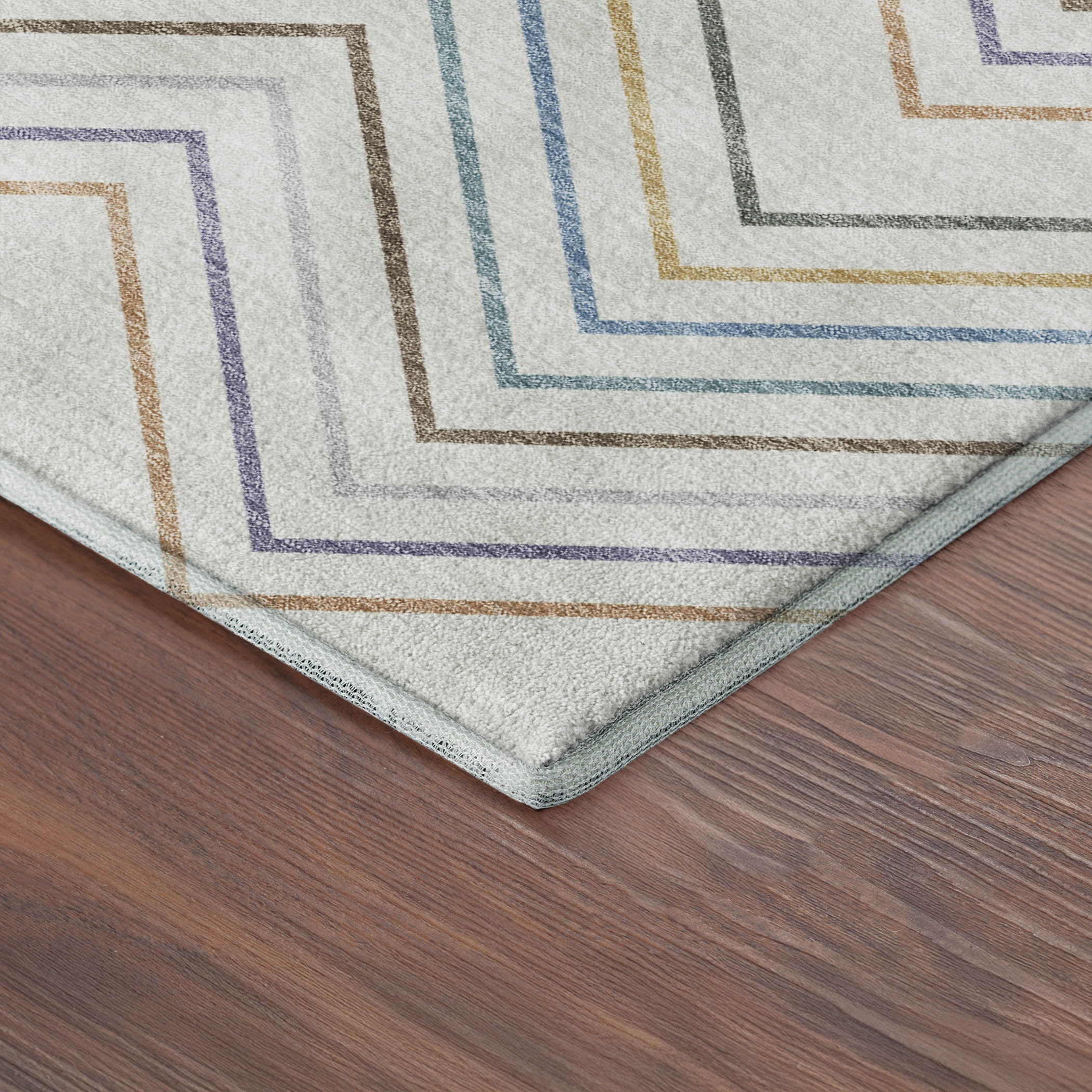 Santorini Machine Washable Transitional Seaside Multi Rug 1'8" x 2'6" #shape_Rectangle