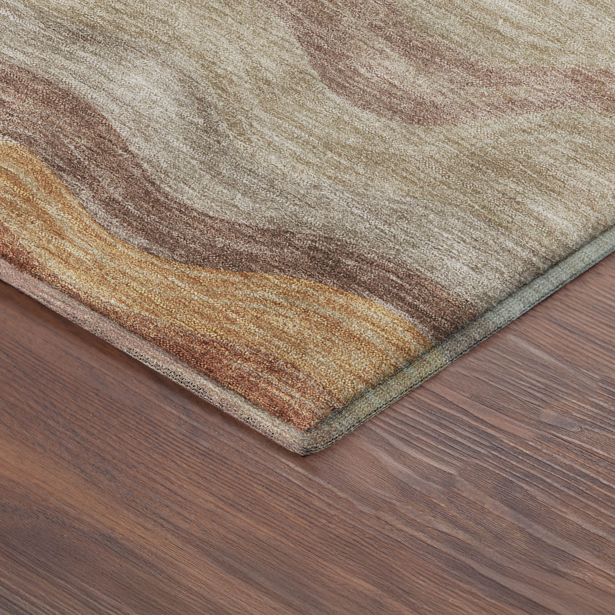 Sintra Machine Washable Transitional Copper Orange Rug 1'8" x 2'6" #shape_Rectangle