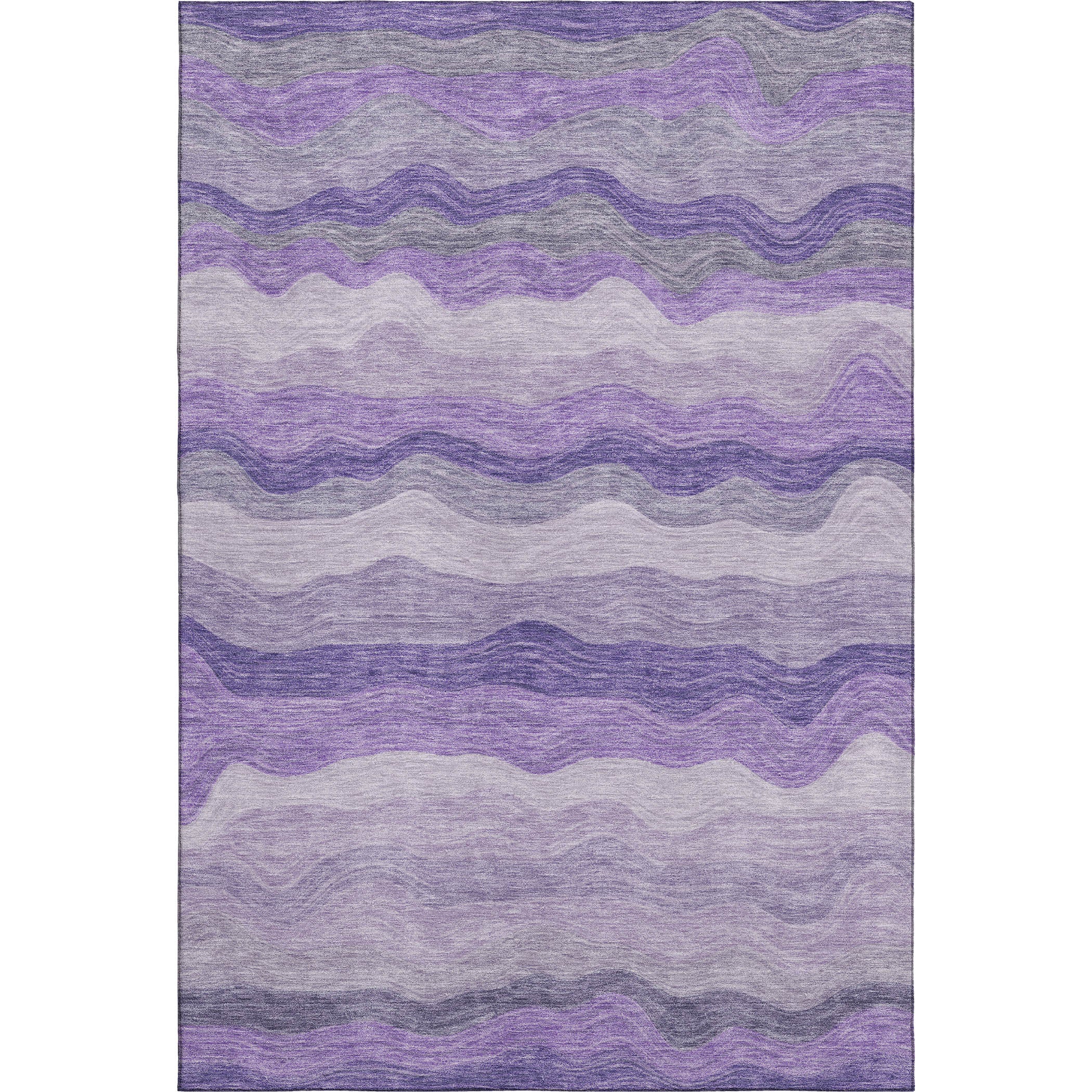 Sintra Machine Washable Transitional Purple Rug 3' x 5' #shape_Rectangle