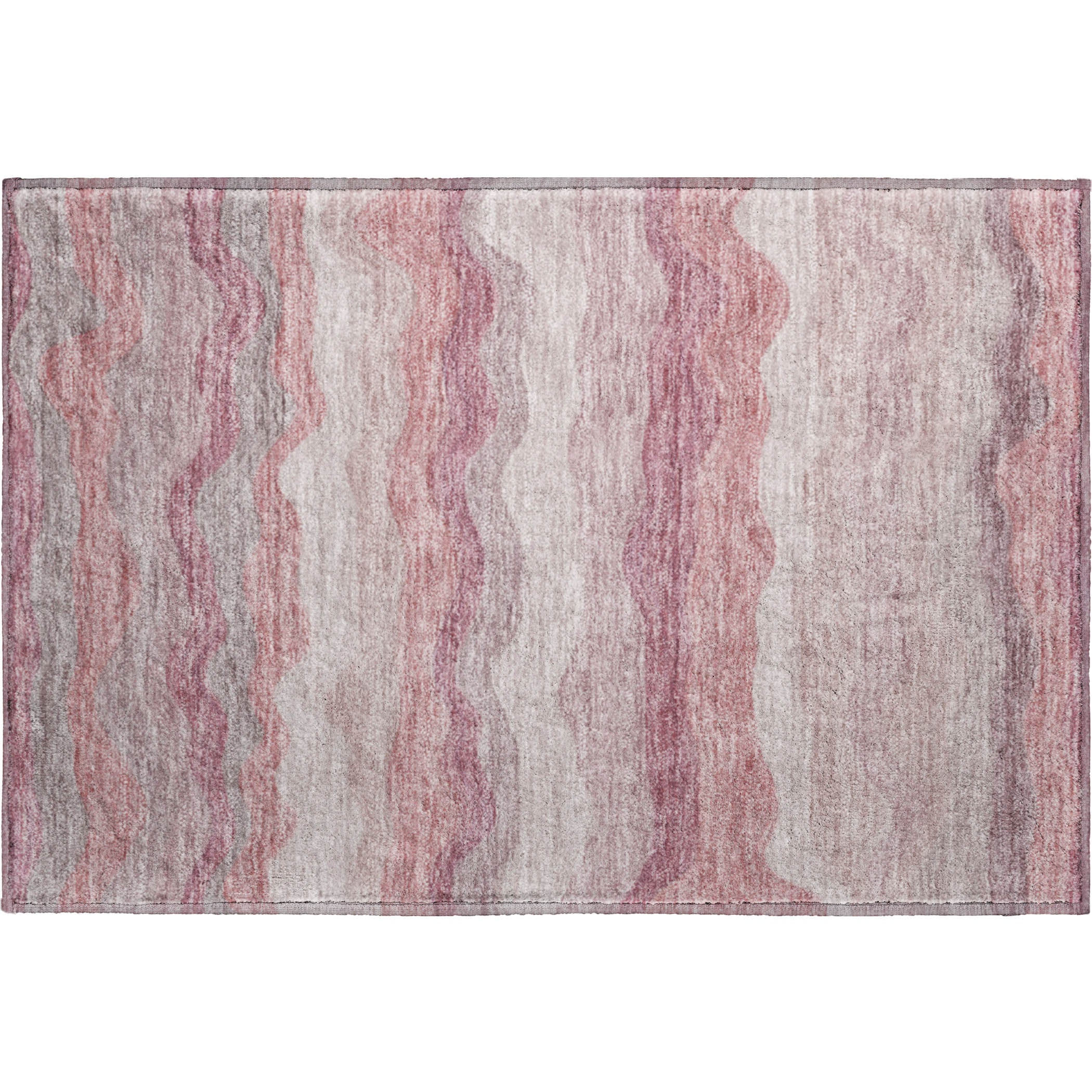 Sintra Machine Washable Transitional Salmon Orange Rug 1'8" x 2'6" #shape_Rectangle