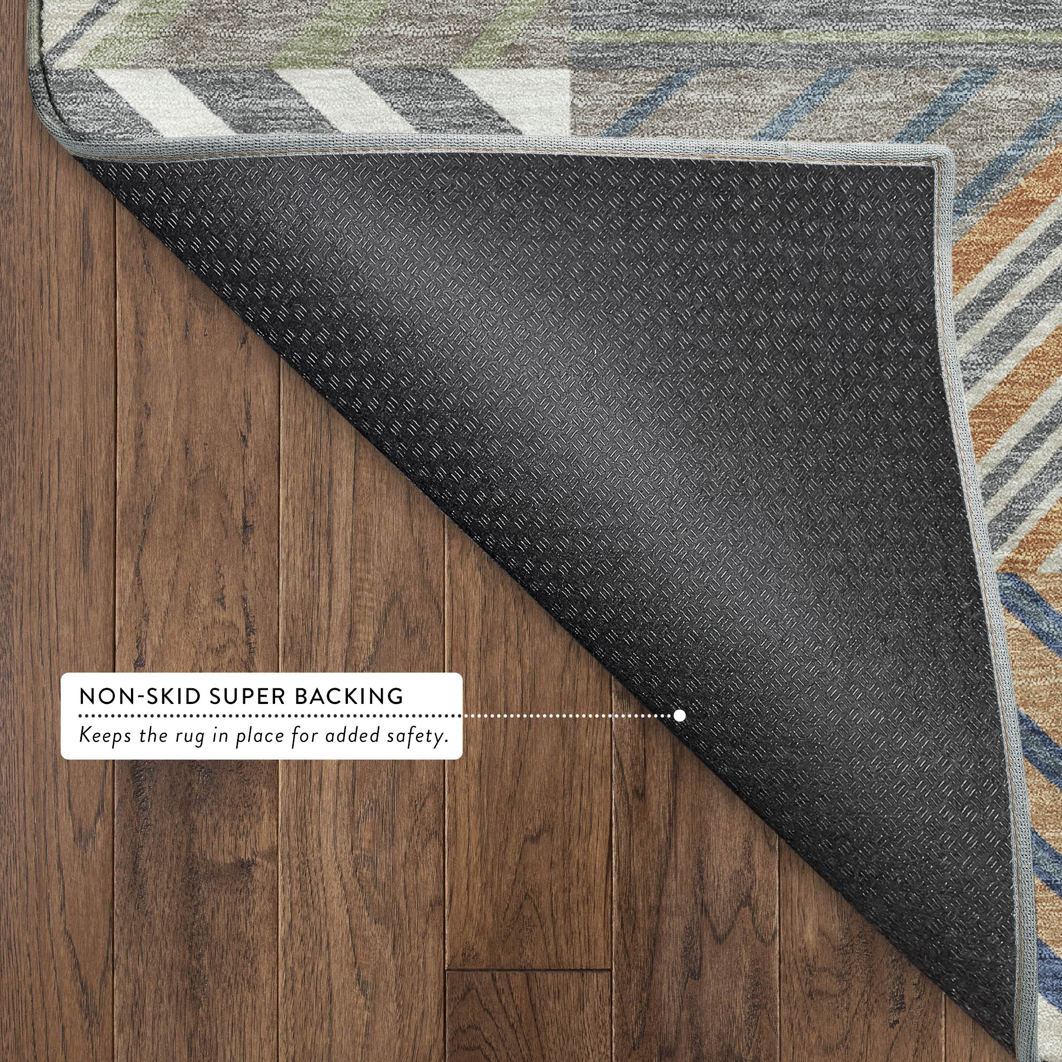 Reykjavik Machine Washable Transitional Copper Orange Rug 1'8" x 2'6" #shape_Rectangle